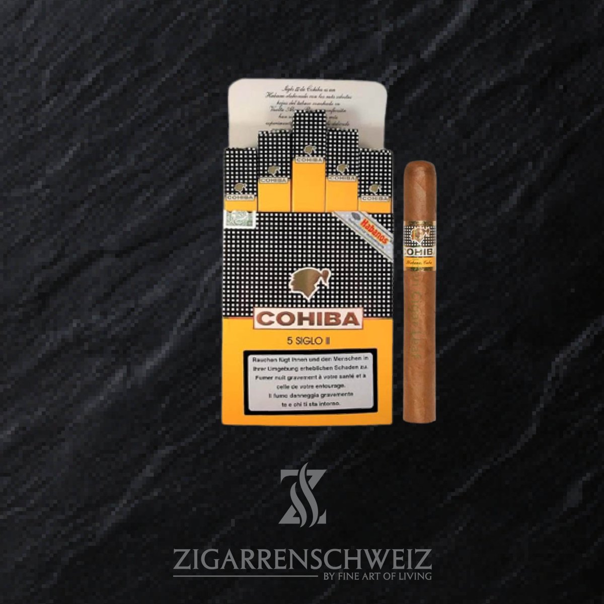 Cohiba Siglo II (2) - Petit Corona Zigarre - Zigarrenschweiz Online Zigarren Boutique - 