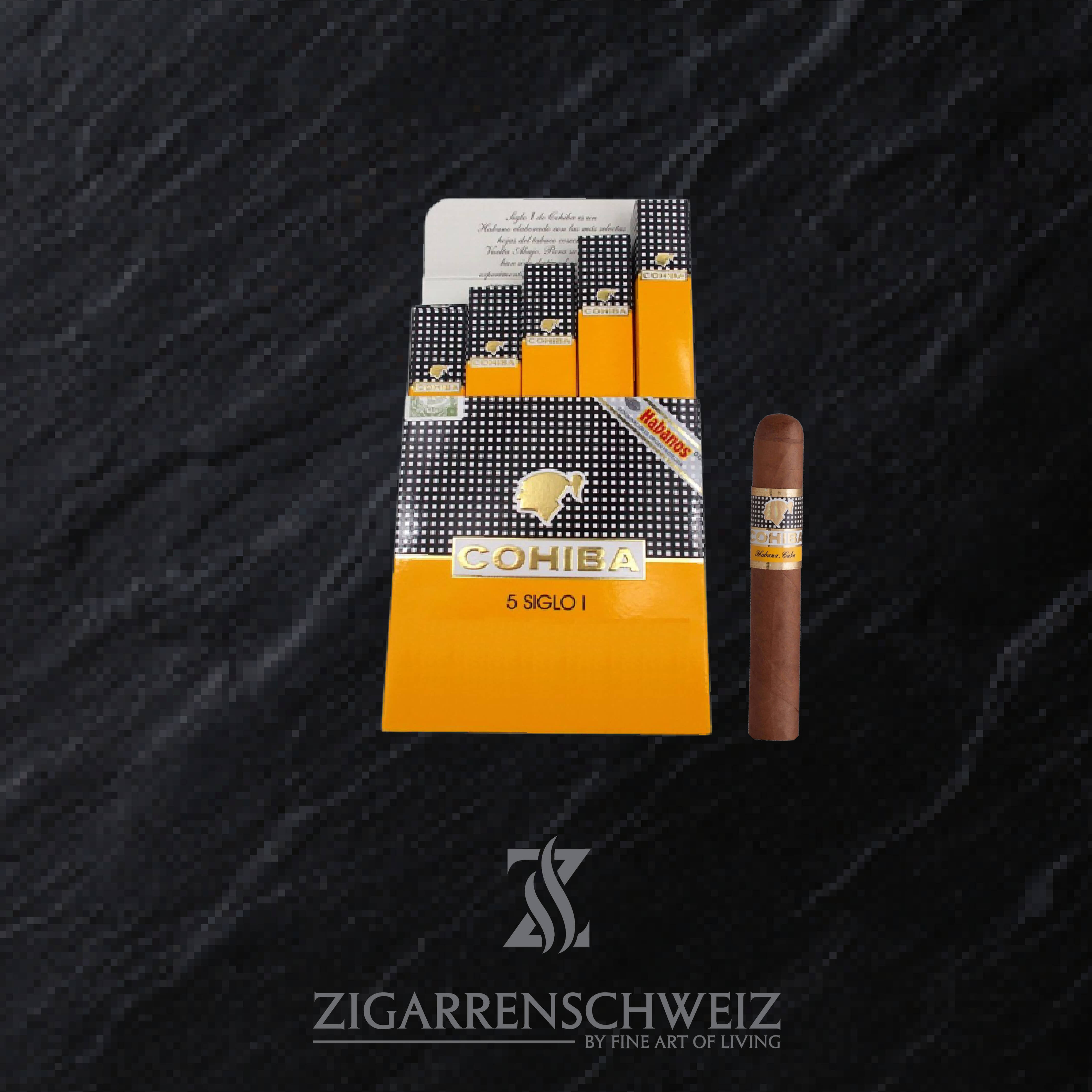 Cohiba Siglo 1 - 5er Zigarren Schachtel