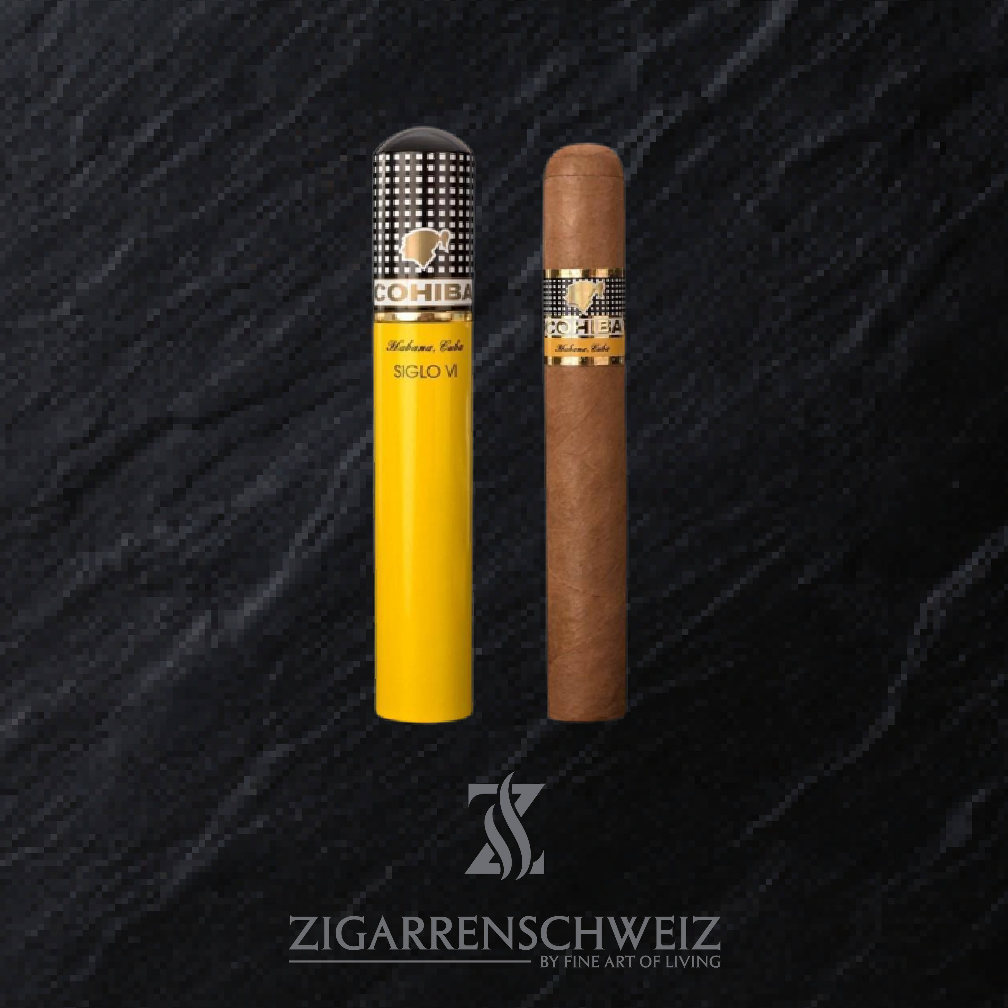 Cohiba Siglo IV (6) Zigarren im Tubo aus der Linea 1492 von Cohiba