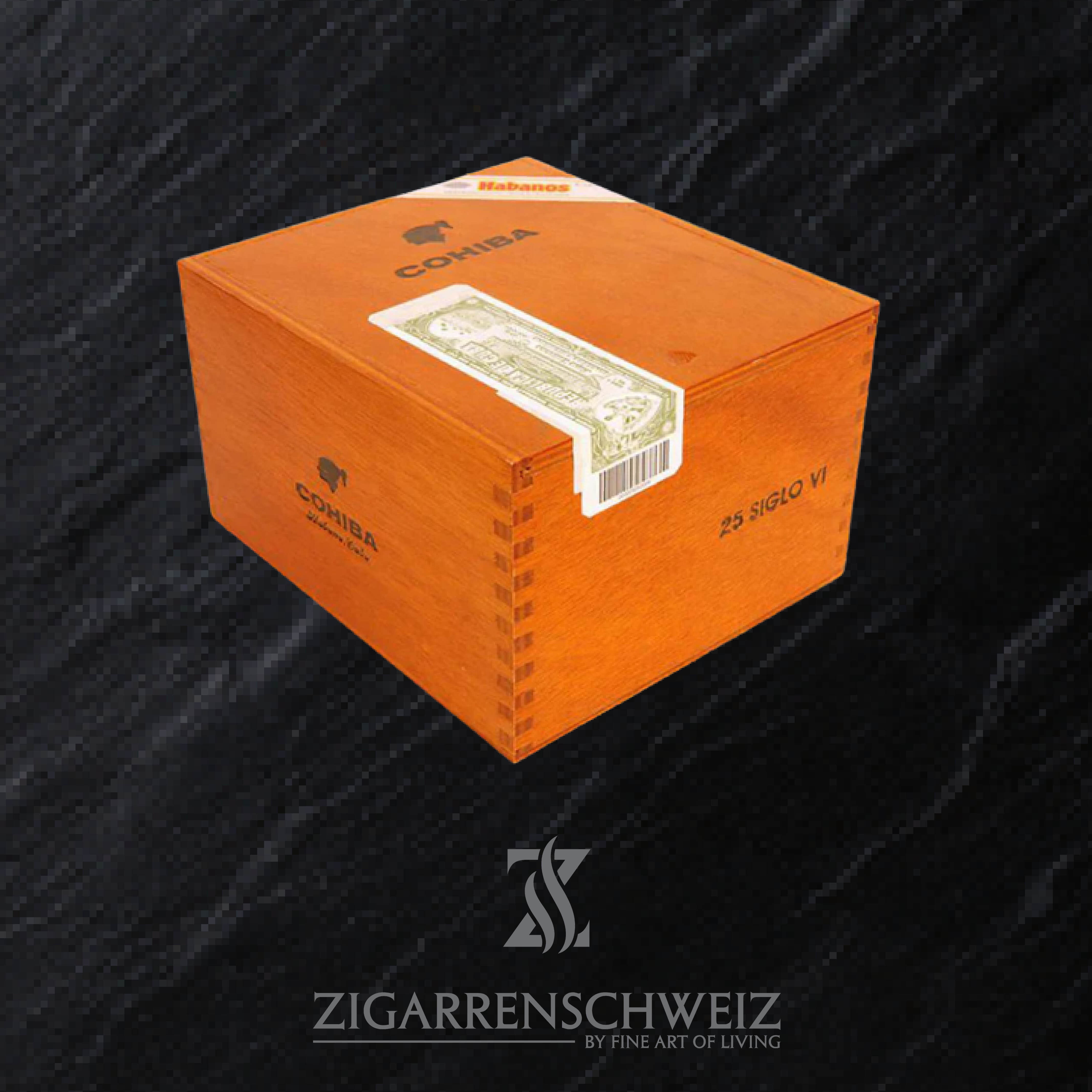 Cohiba Siglo IV (6) Zigarren aus der Linea 1492 von Cohiba - 25er Kiste geschlossen