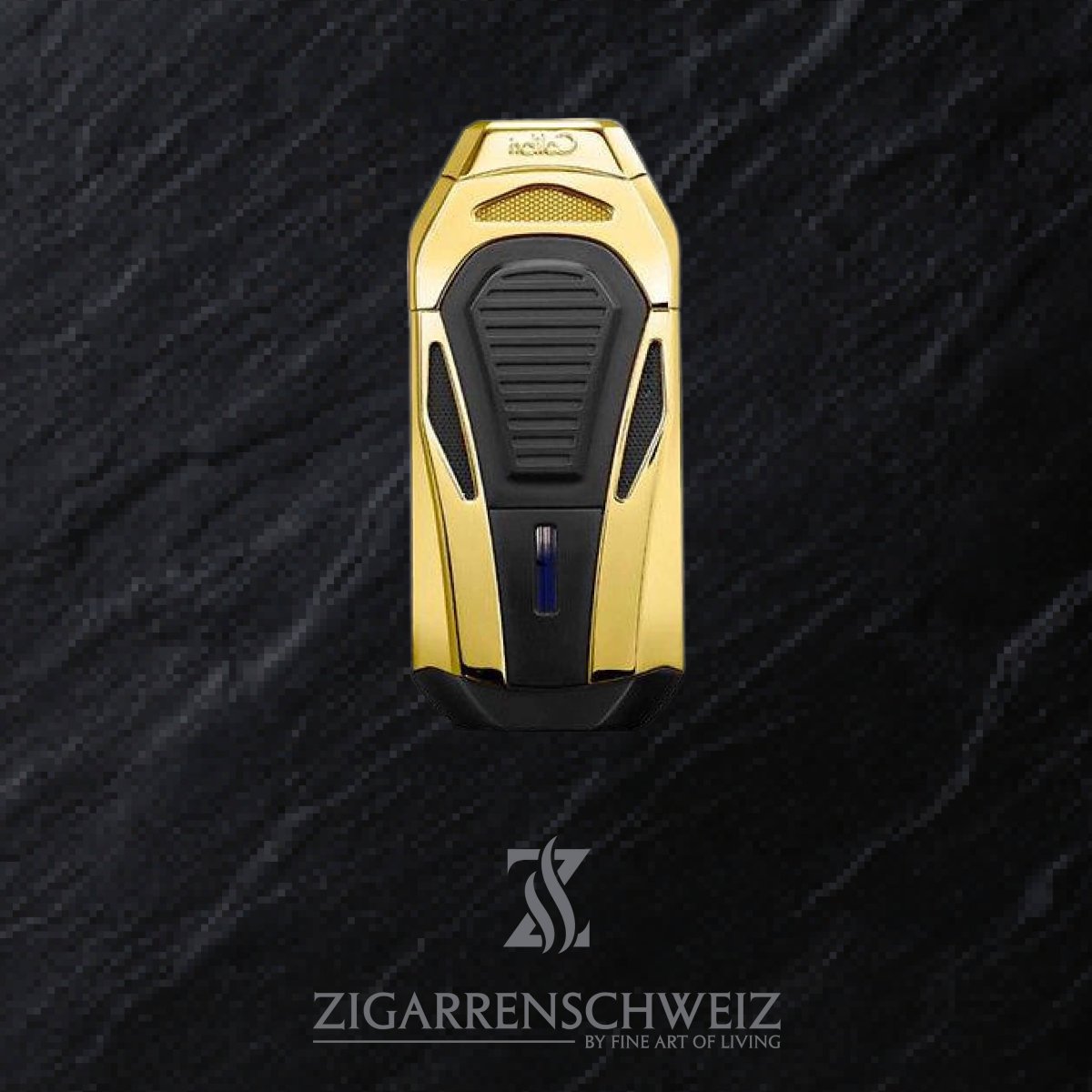 Colibri Boss III Triple Jet Flame Zigarren - Feuerzeug mit Cutter - Zigarrenschweiz Online Zigarren Boutique - 