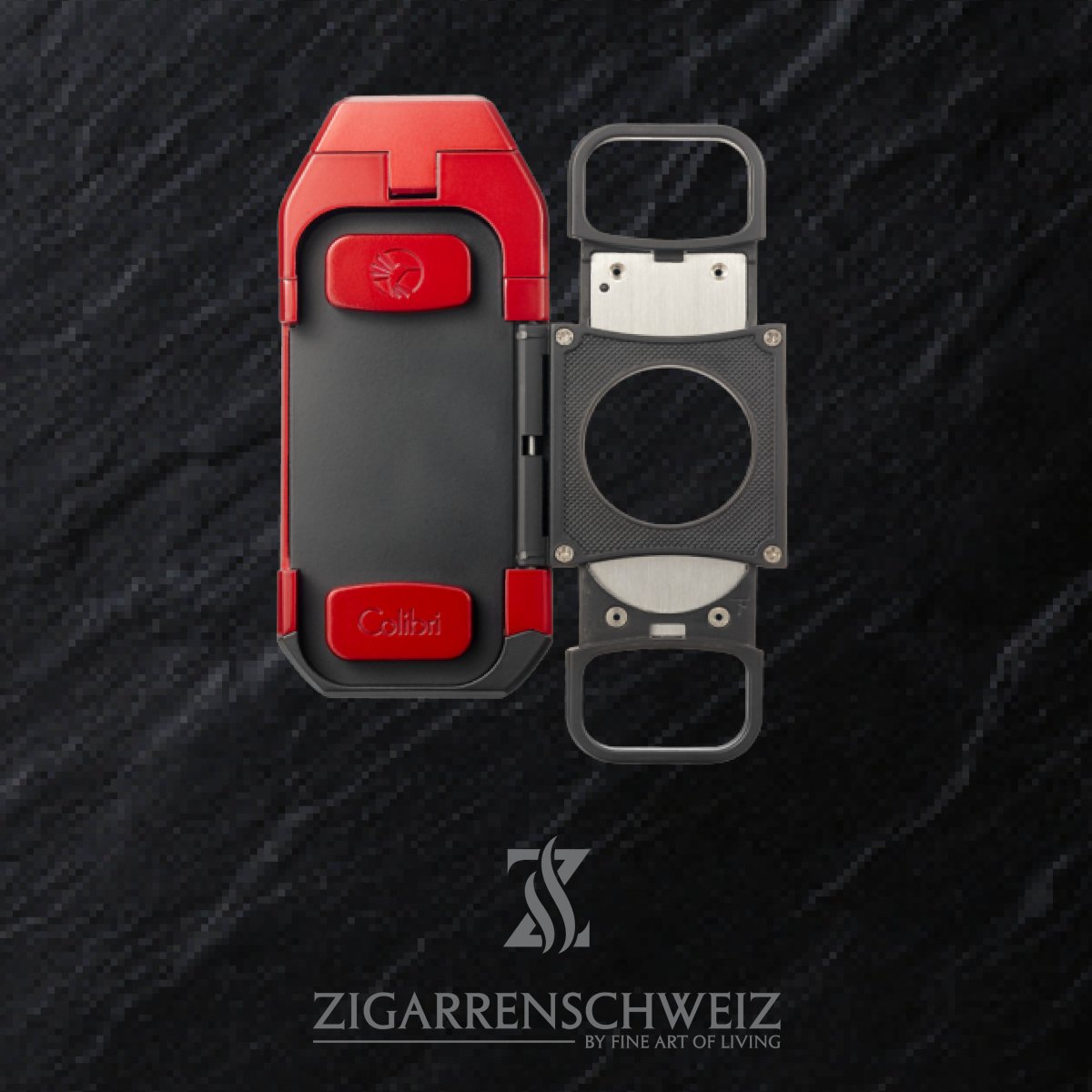Colibri Boss III Triple Jet Flame Zigarren - Feuerzeug mit Cutter - Zigarrenschweiz Online Zigarren Boutique - 