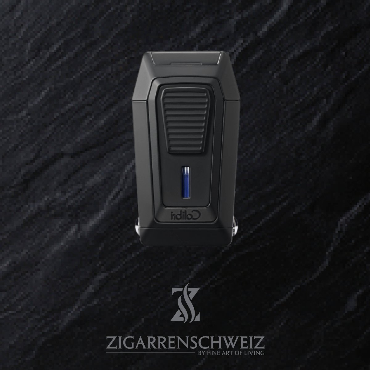 Colibri Quantum Triple Jet Flame Feuerzeug mit V - Cutter - Zigarrenschweiz Online Zigarren Boutique - 