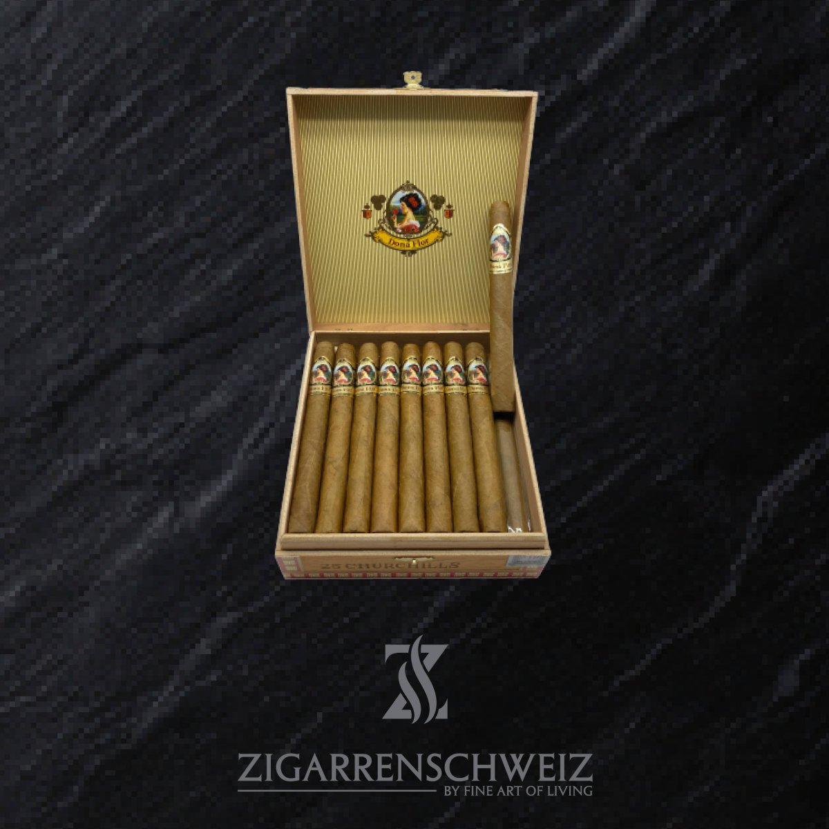 Dona Flor Connecticut Churchill - Zigarrenschweiz Online Zigarren Boutique - 