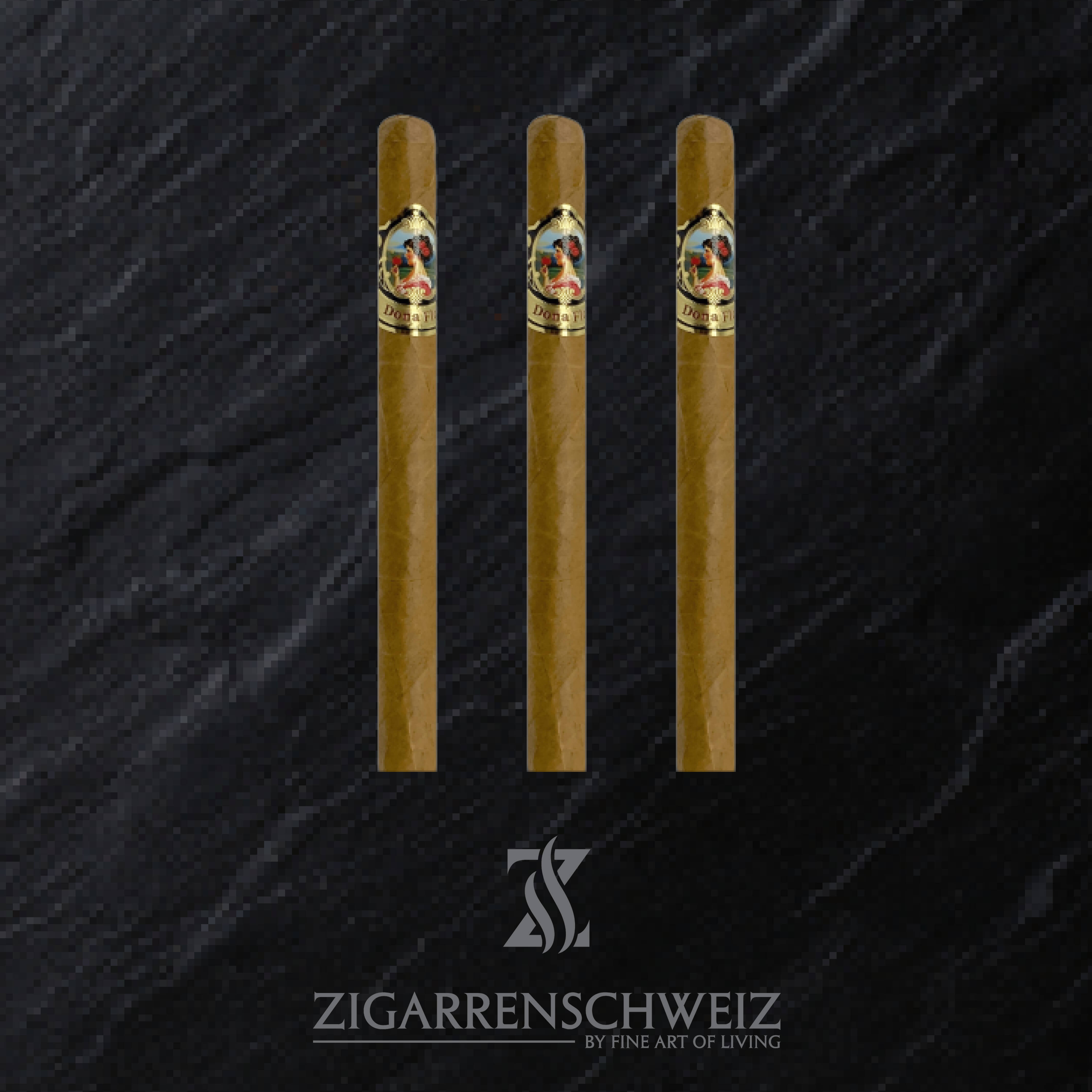 Dona Flor Connecticut Double Corona Zigarren 3er Etui
