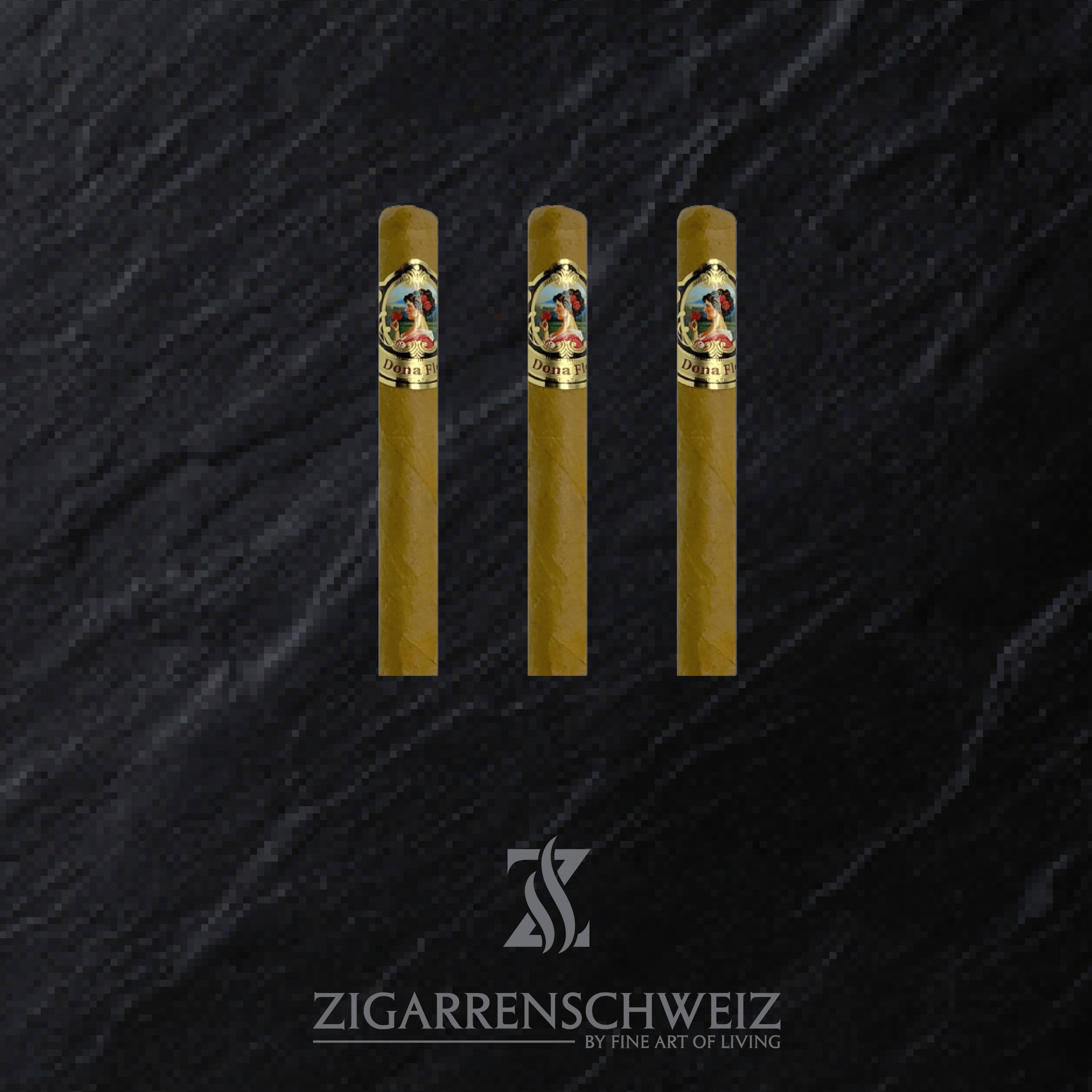 Dona Flor Connecticut Robusto Zigarren 3er Etui von Zigarren Schweiz