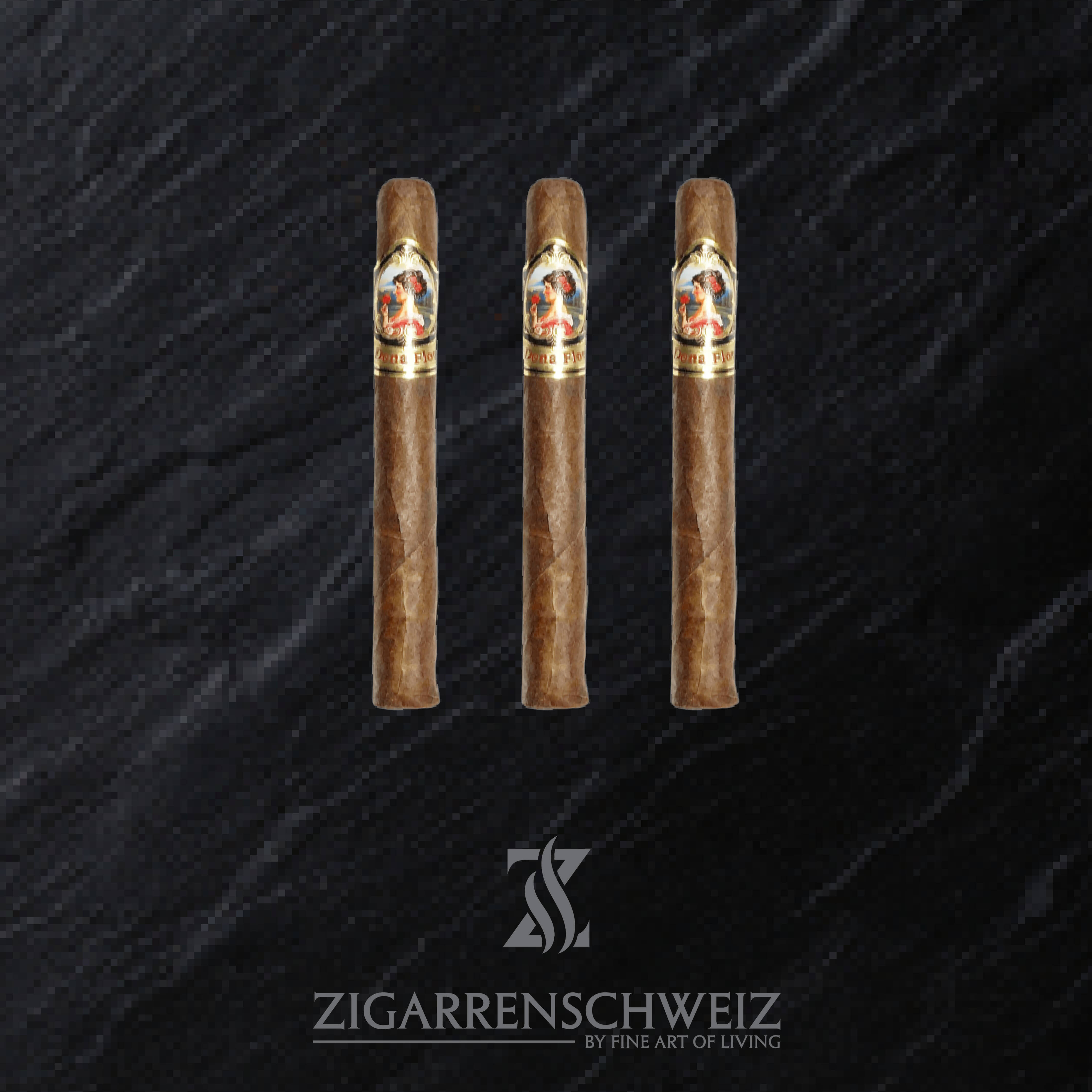 Dona Flor Mata Fina Corona Zigarren 3er Etui von Zigarren Schweiz
