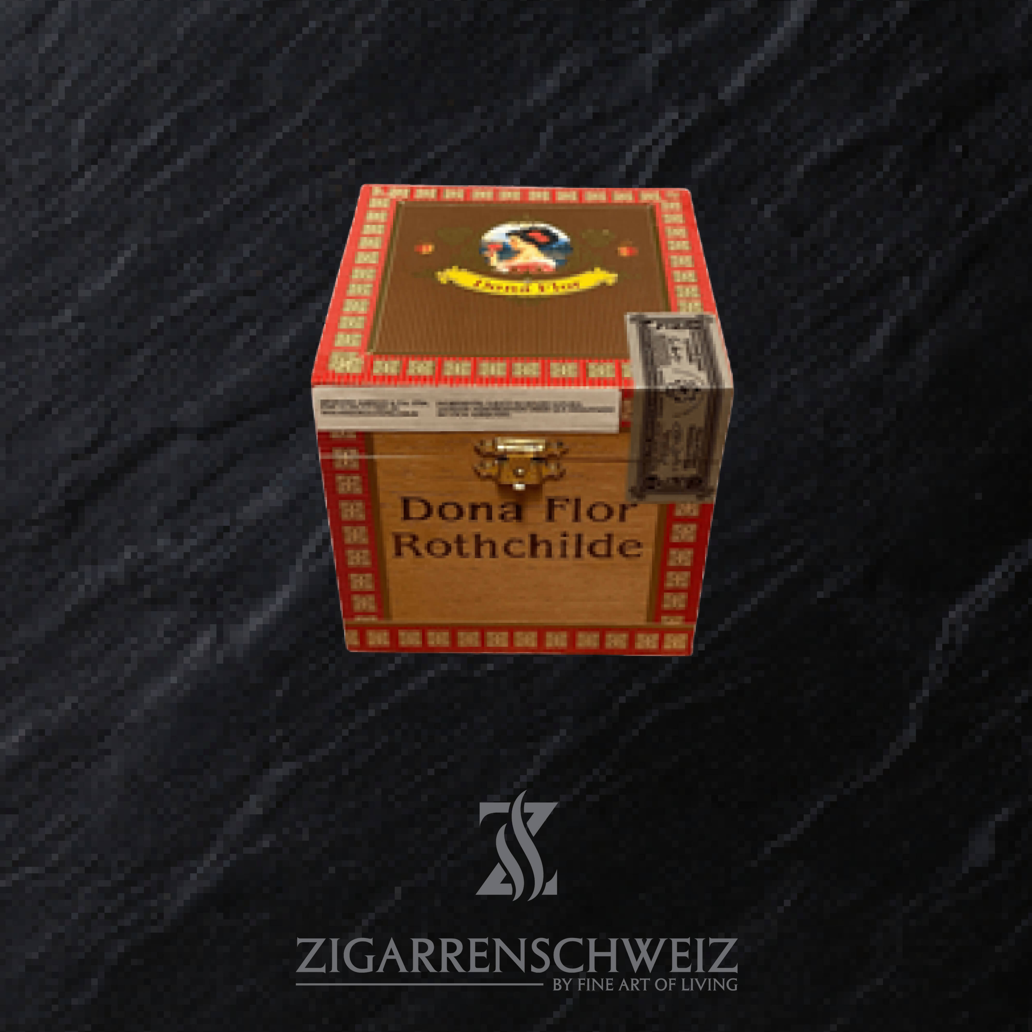 Dona Flor Mata Fina Rothchildes Zigarren Kiste geschlossen