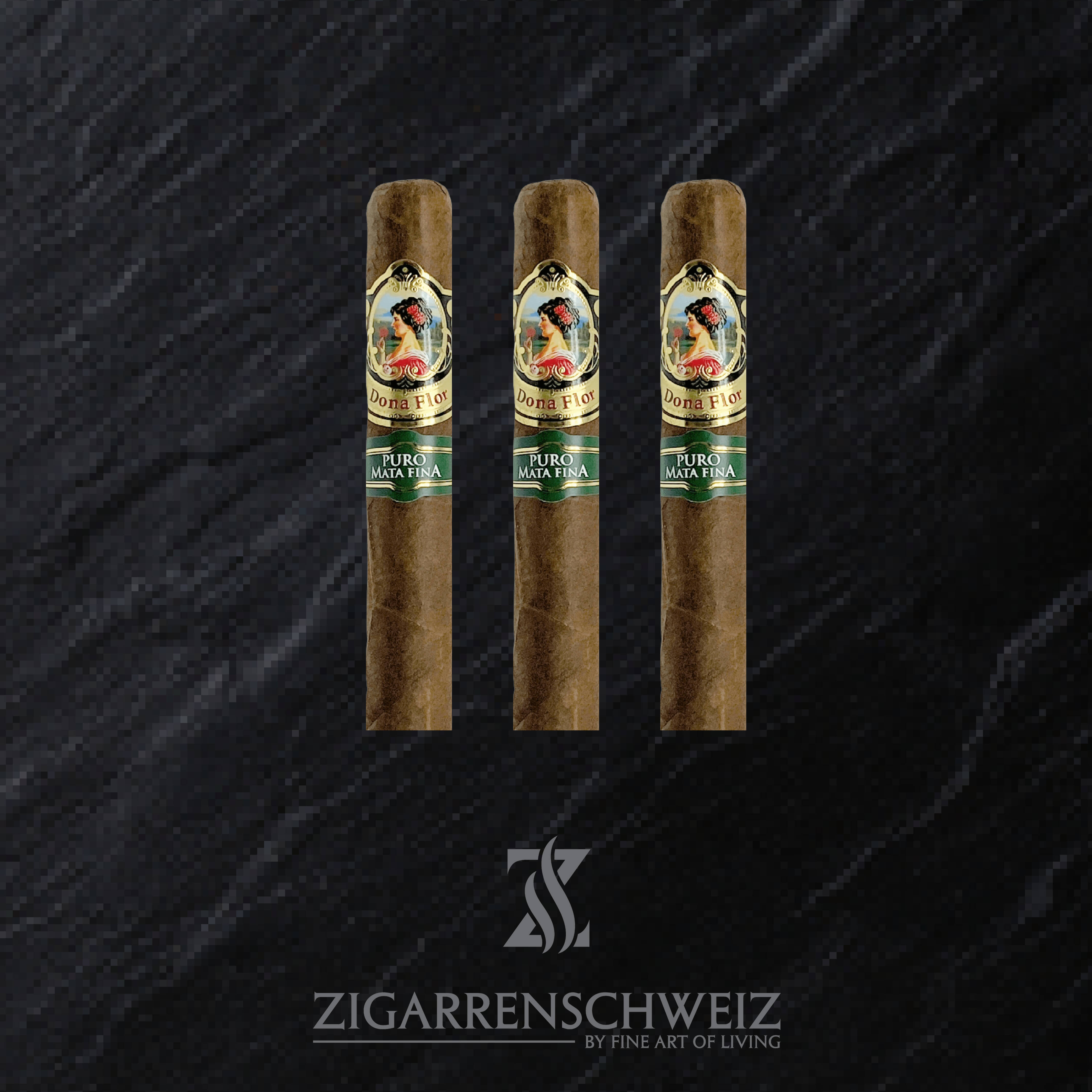 Dona Flor Puro Mata Fina Robusto Zigarren 3er Etui von Zigarren Schweiz