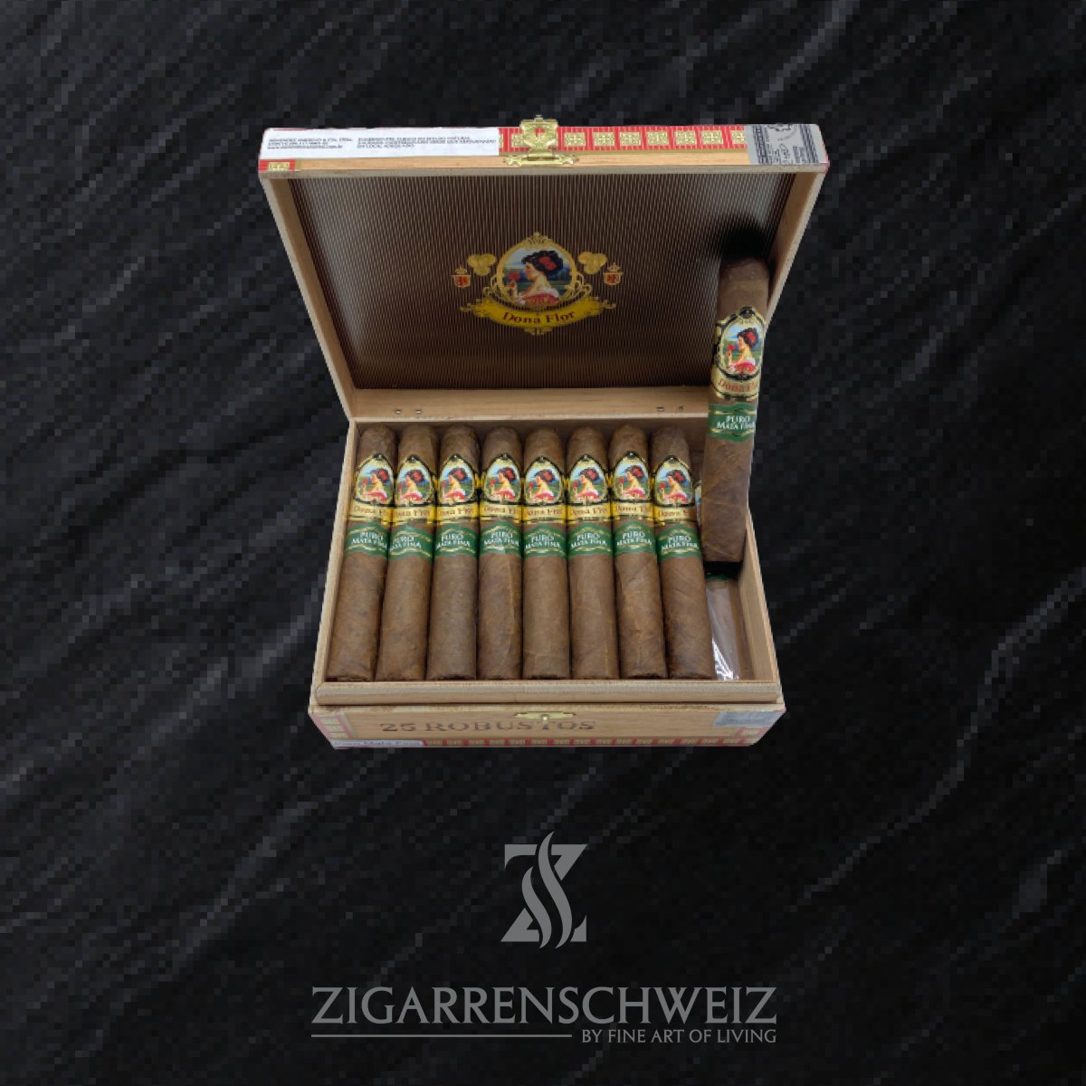 Dona Flor Puro Mata Fina Robusto - Zigarrenschweiz Online Zigarren Boutique - 