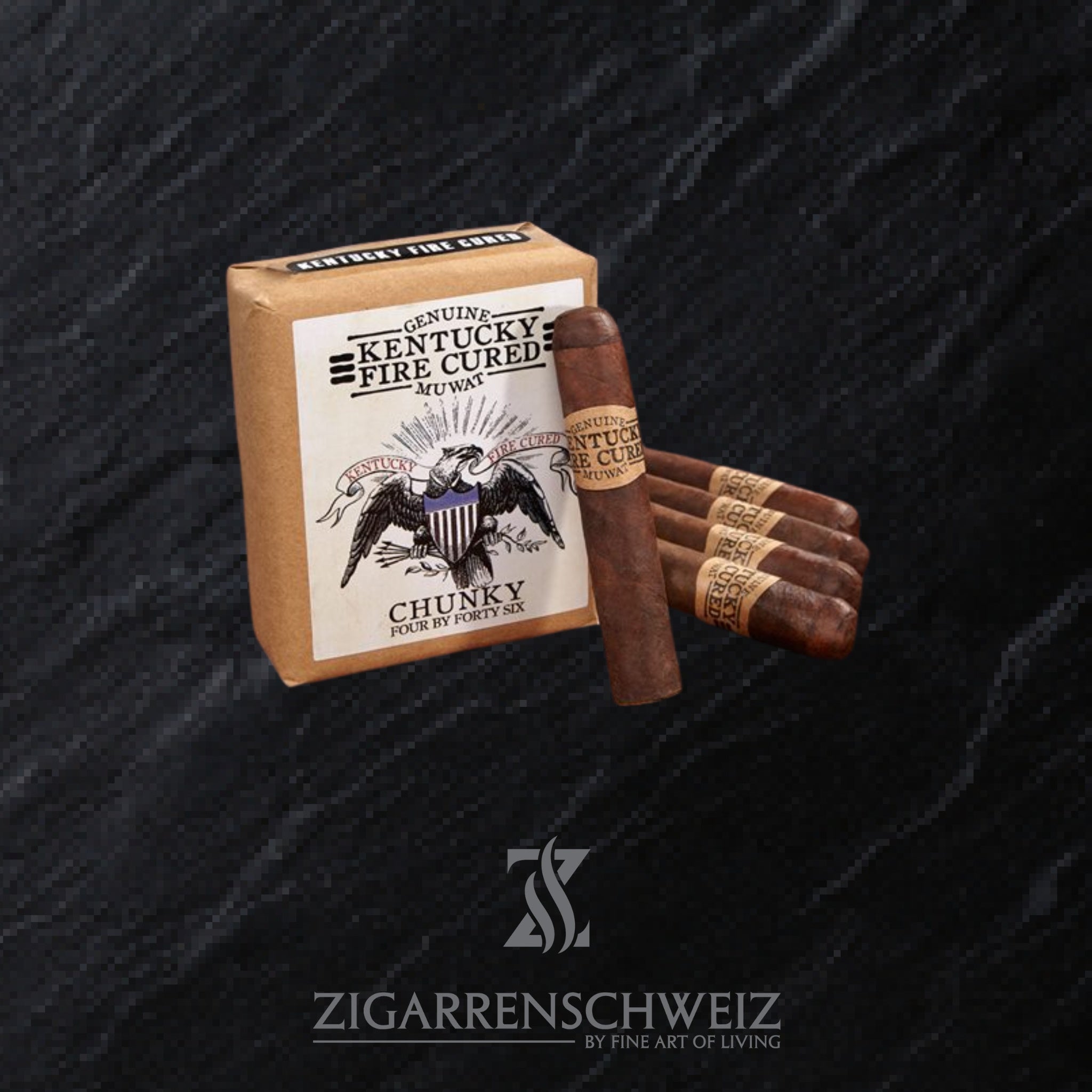 Drew Estate Kentucky Fire Cured Chunky Zigarren Kiste offen