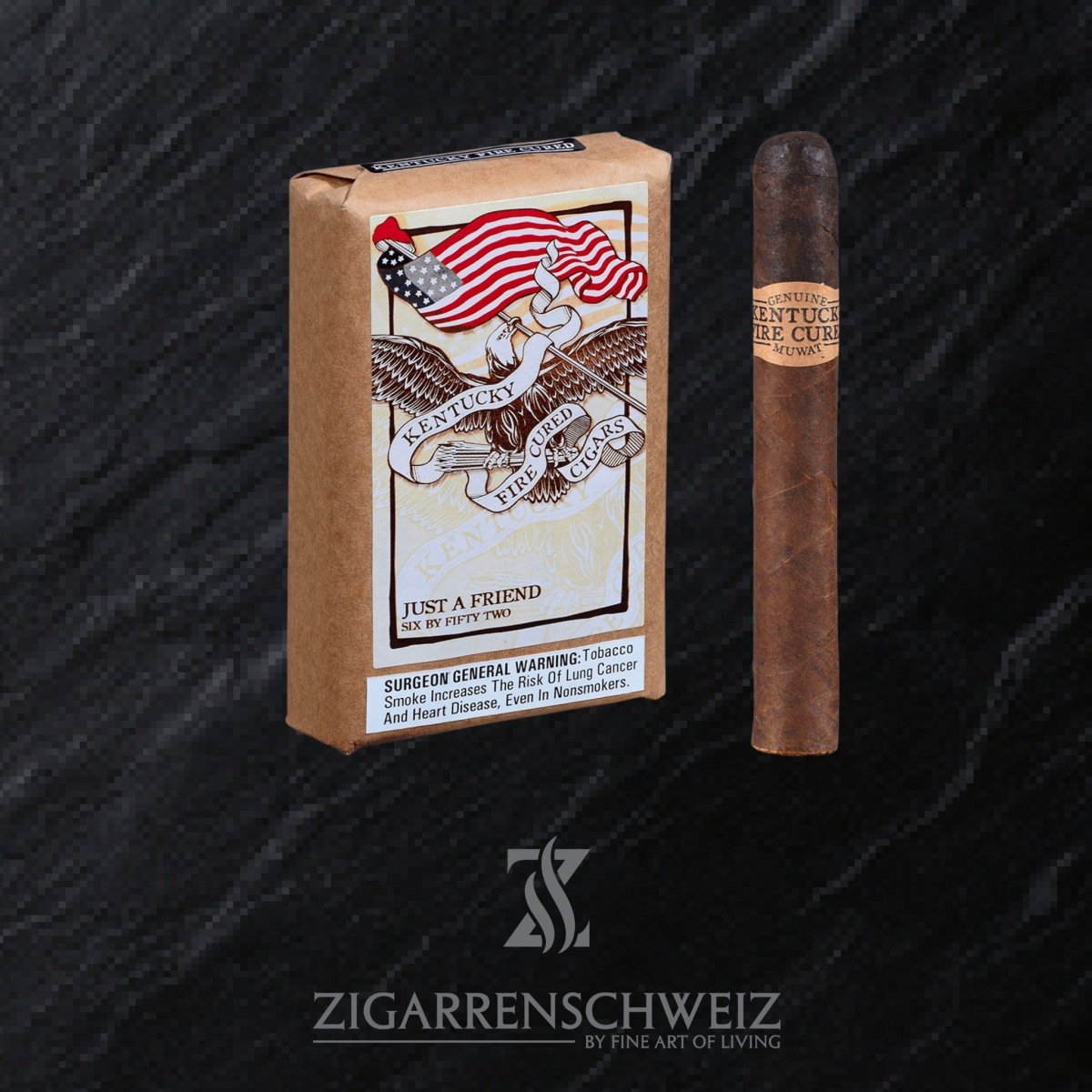 Drew Estate Kentucky Fire Cured "Just a friend" - Zigarrenschweiz Online Zigarren Boutique - 