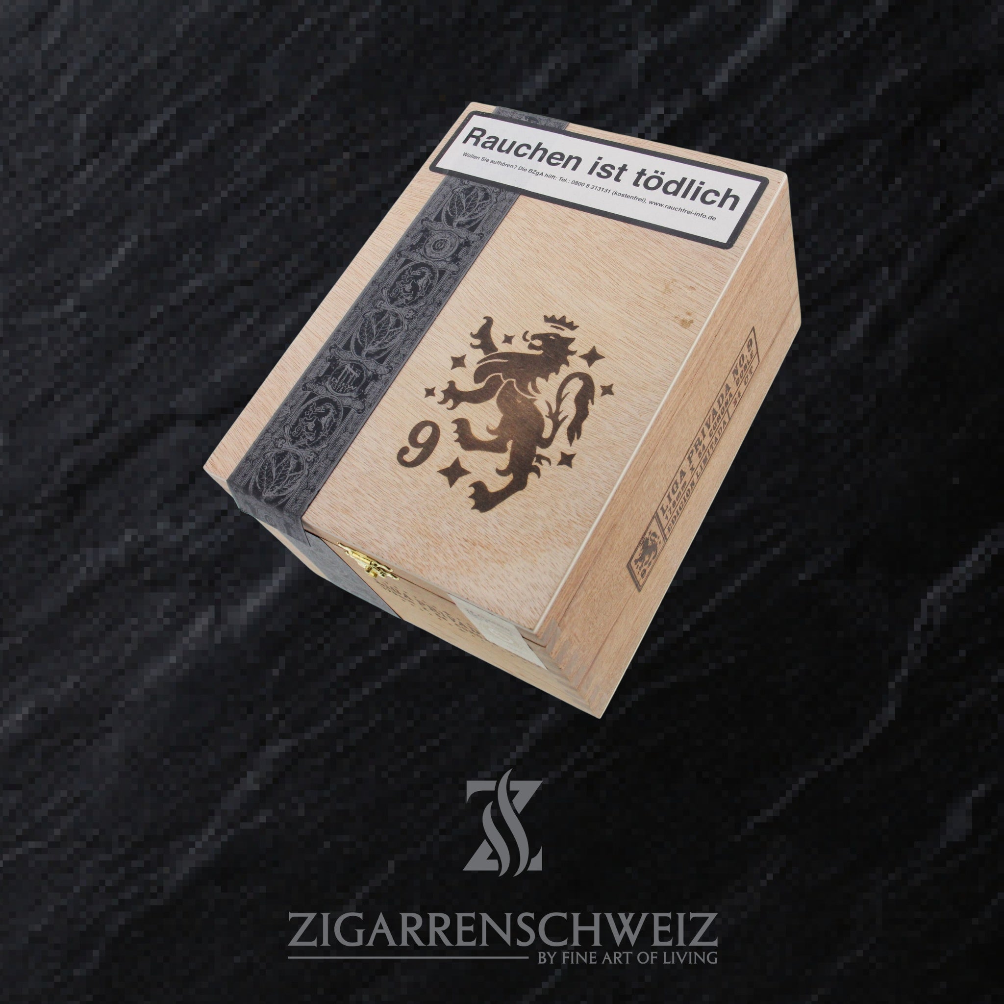 geschlossene Kiste Drew Estate Liga Privada No. 9 Zigarren im Belicoso Format