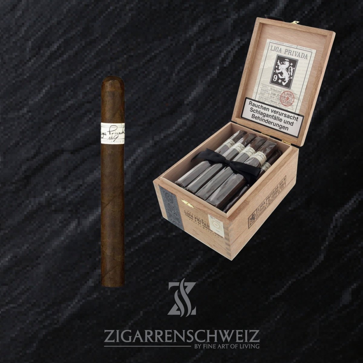 Drew Estate Liga Privada No. 9 Corona Doble - Zigarrenschweiz Online Zigarren Boutique - 