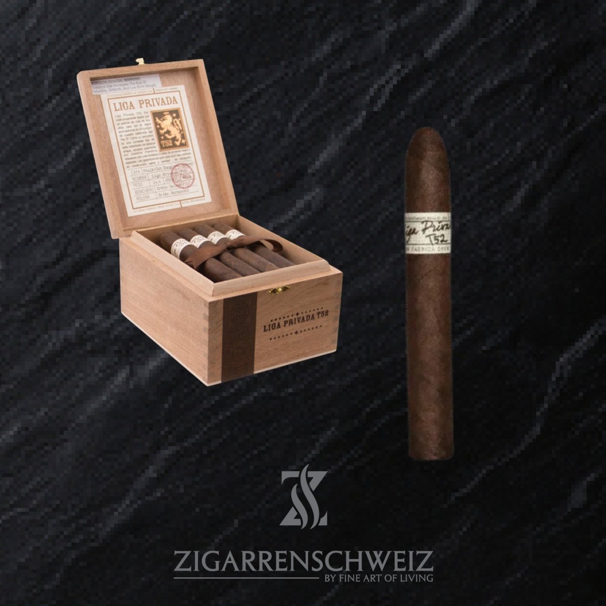 Drew Estate Liga Privada T52 Belicoso - Zigarrenschweiz Online Zigarren Boutique - 