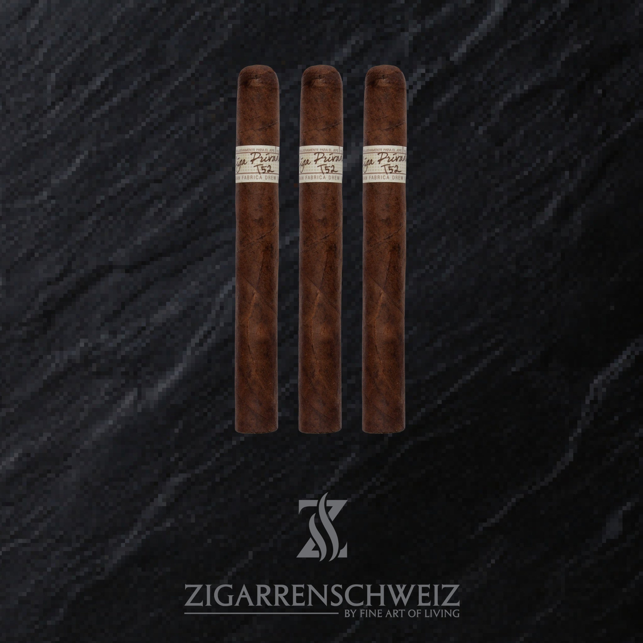 3er Etui Drew Estate Liga Privada T52 Zigarren im Corona Doble Format