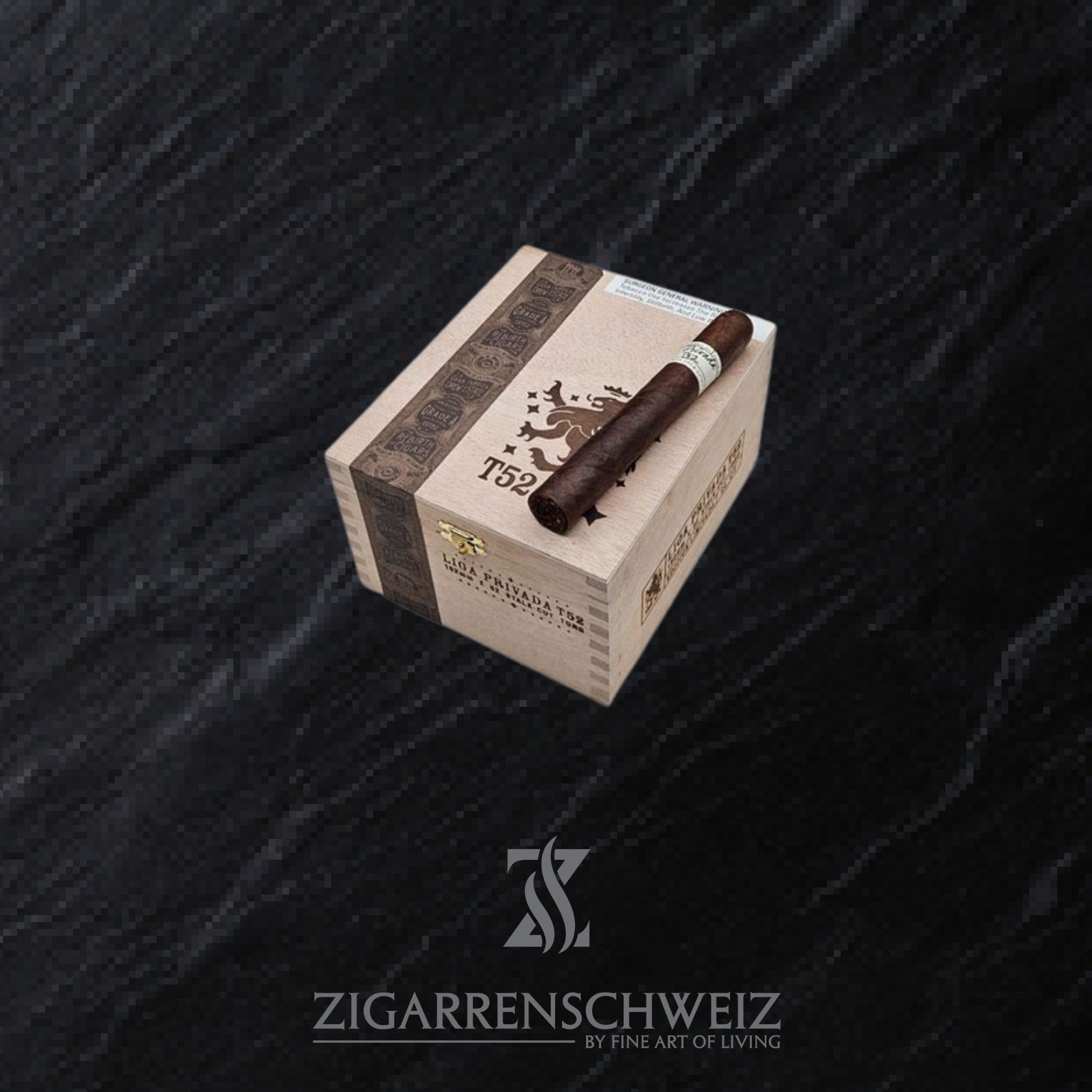 geschlossene Kiste Drew Estate Liga Privada T52 Zigarren im Toro Format