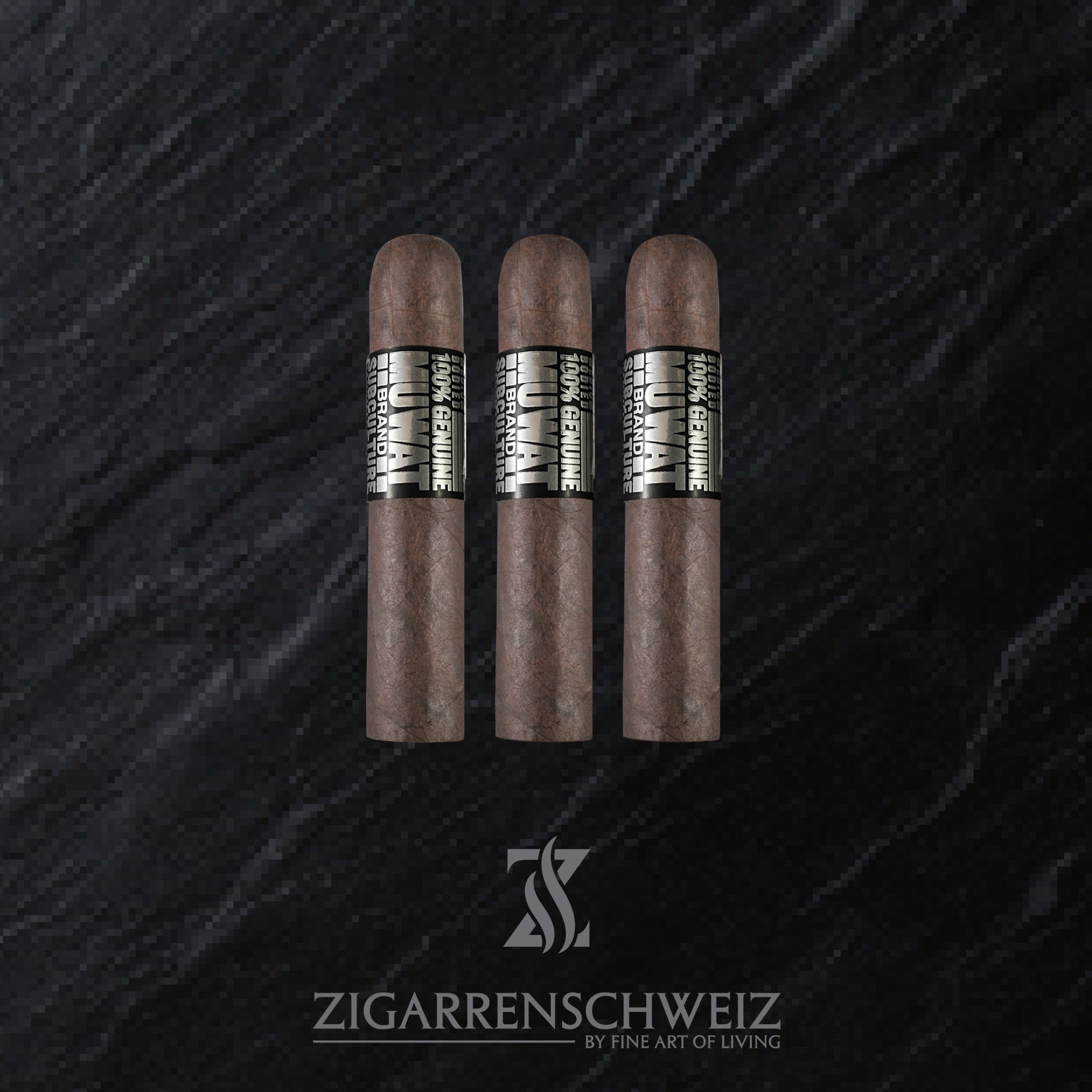 3er Etui der Drew Estate MUWAT Zigarren im 5x60 Format
