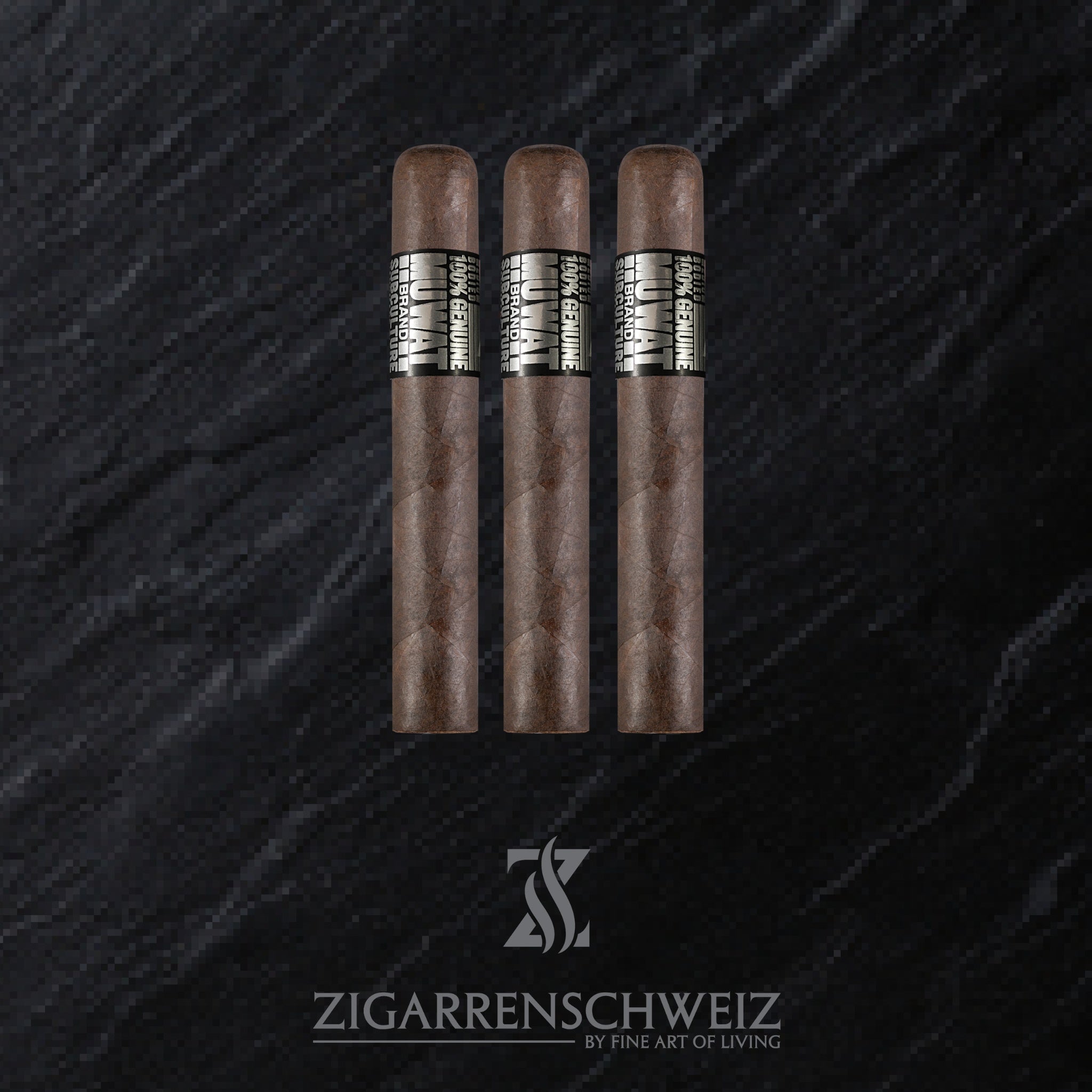 3er Pack der Drew Estate MUWAT Zigarre im 7x60 Format