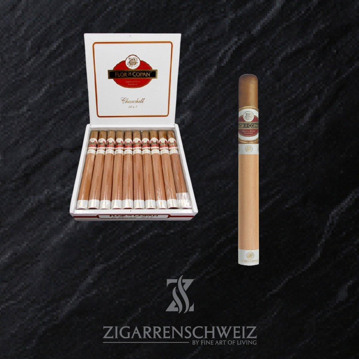 Flor de Copan Clasica (Churchill) - Zigarrenschweiz Online Zigarren Boutique - 