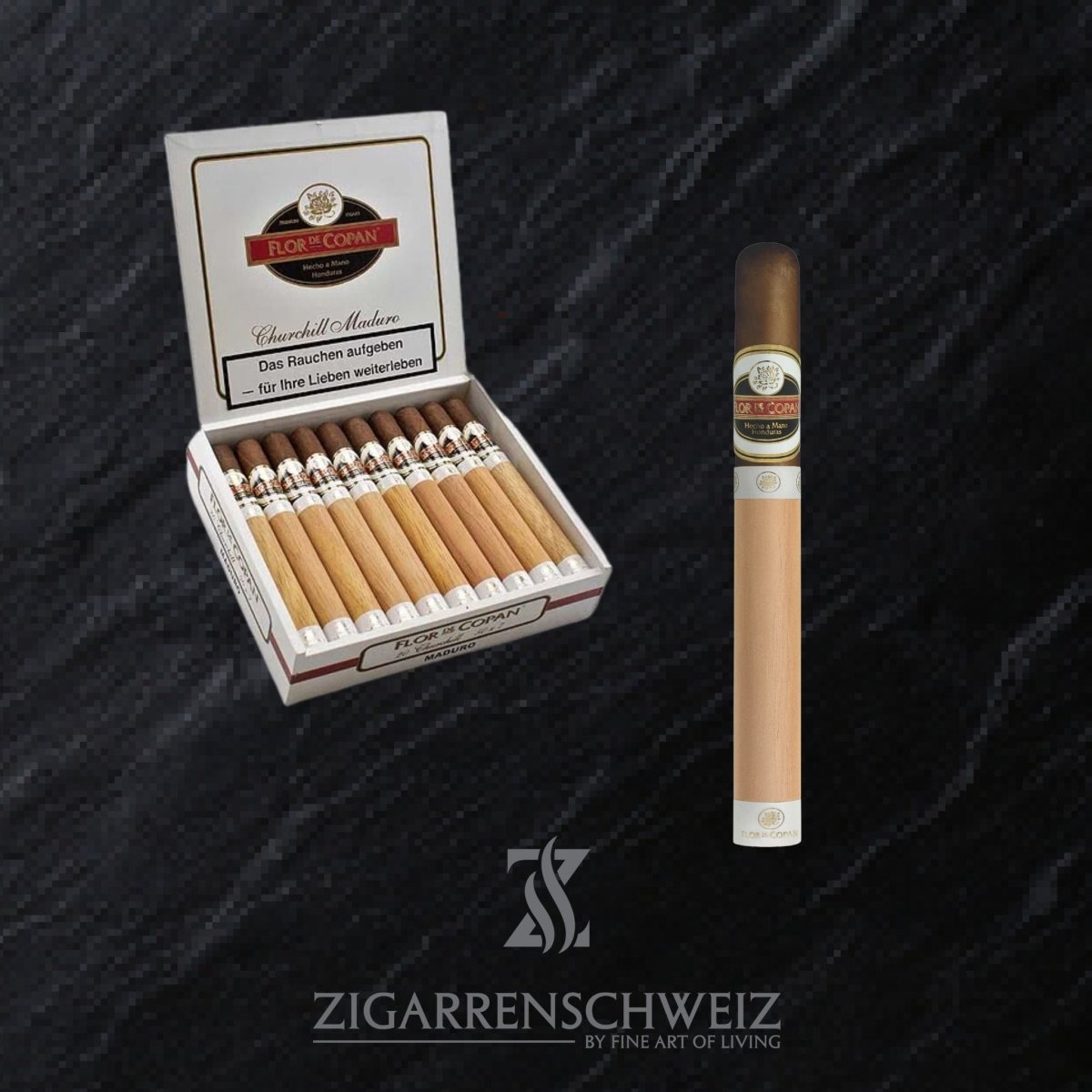 Flor de Copan Maduro (Churchill) - Zigarrenschweiz Online Zigarren Boutique - 