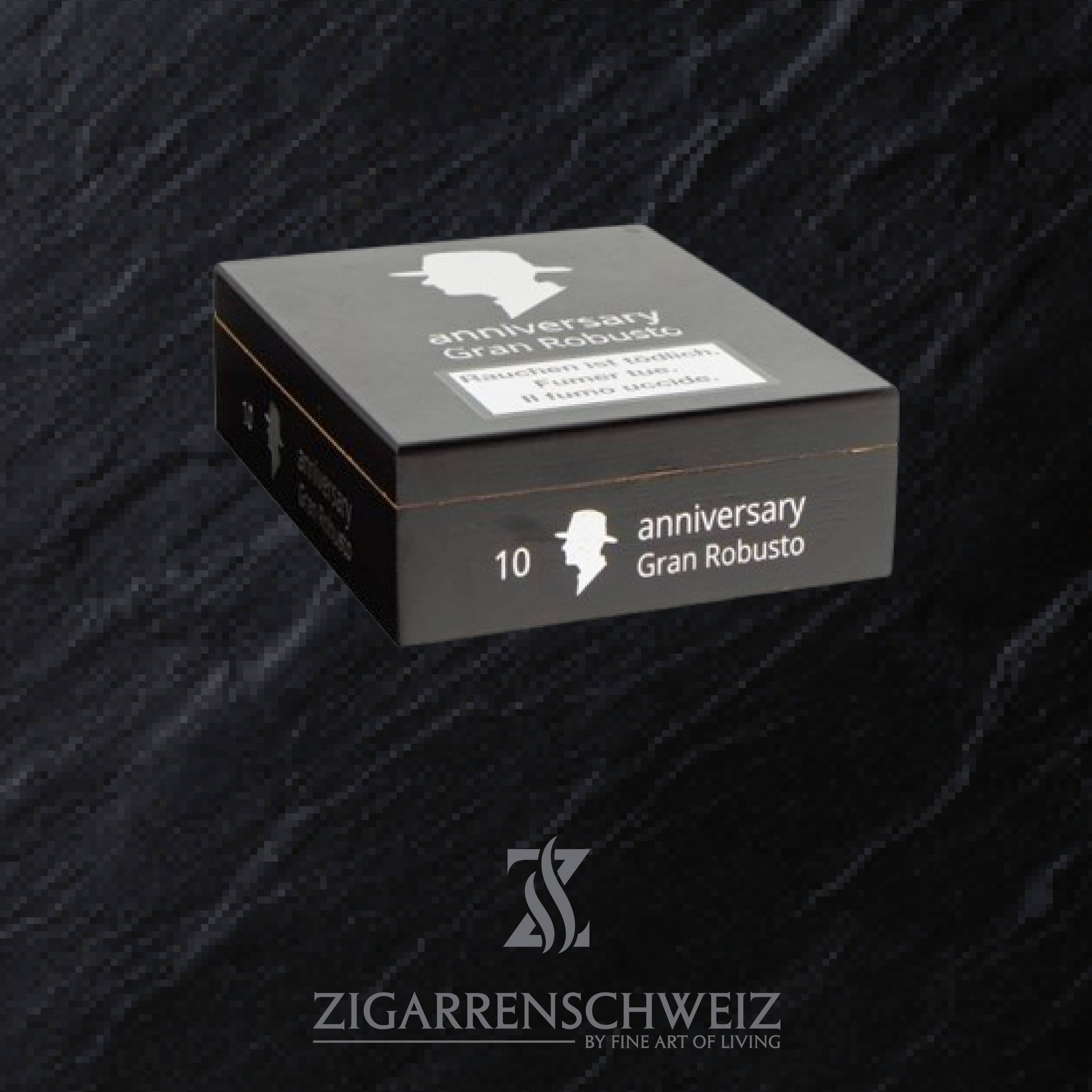 Gilbert De Montsalvat 10 years Anniversary Gran Robusto Zigarrenkiste geschlossen