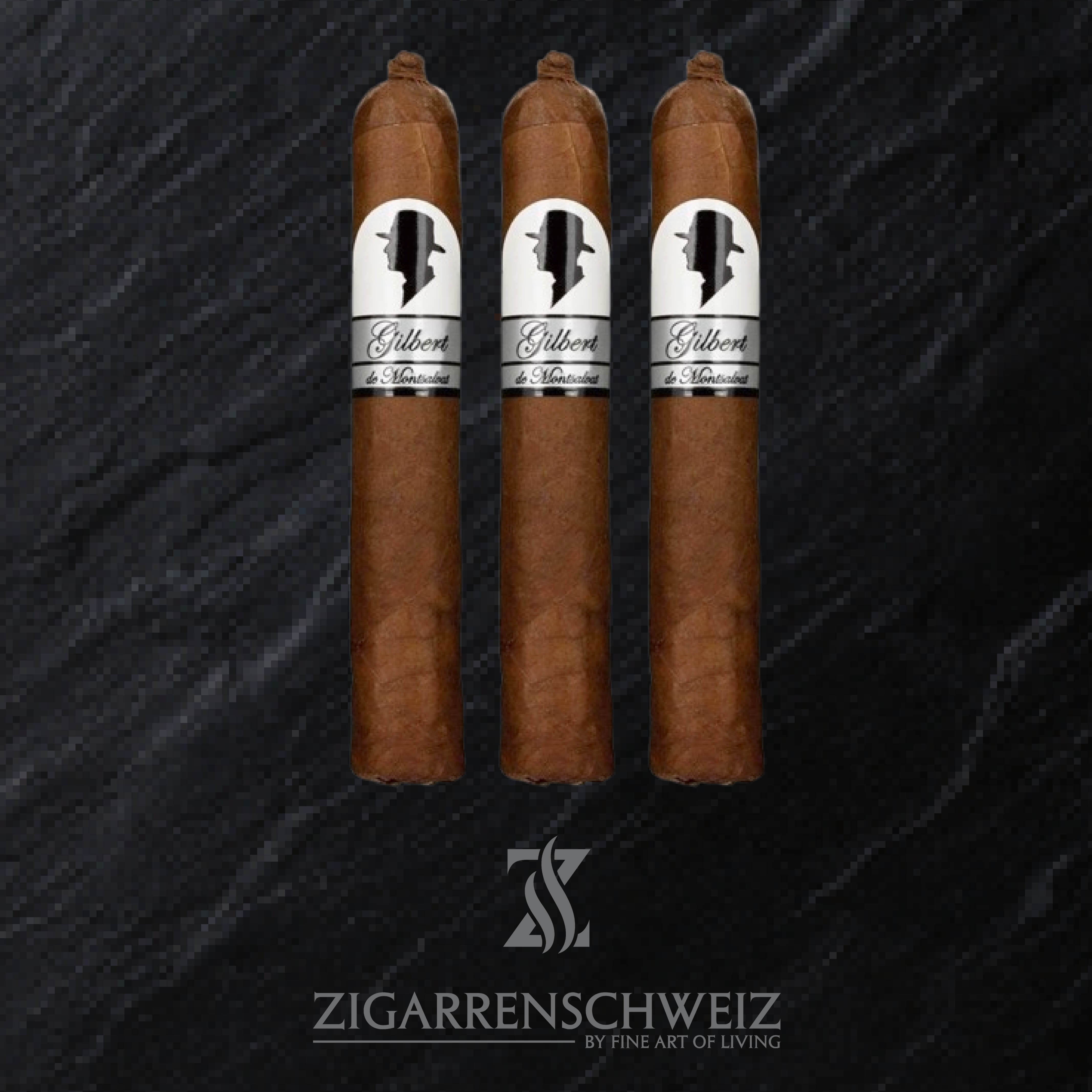 Gilbert De Montsalvat 10 years Anniversary Gran Robusto Zigarren 3er Etui von Zigarrenschweiz