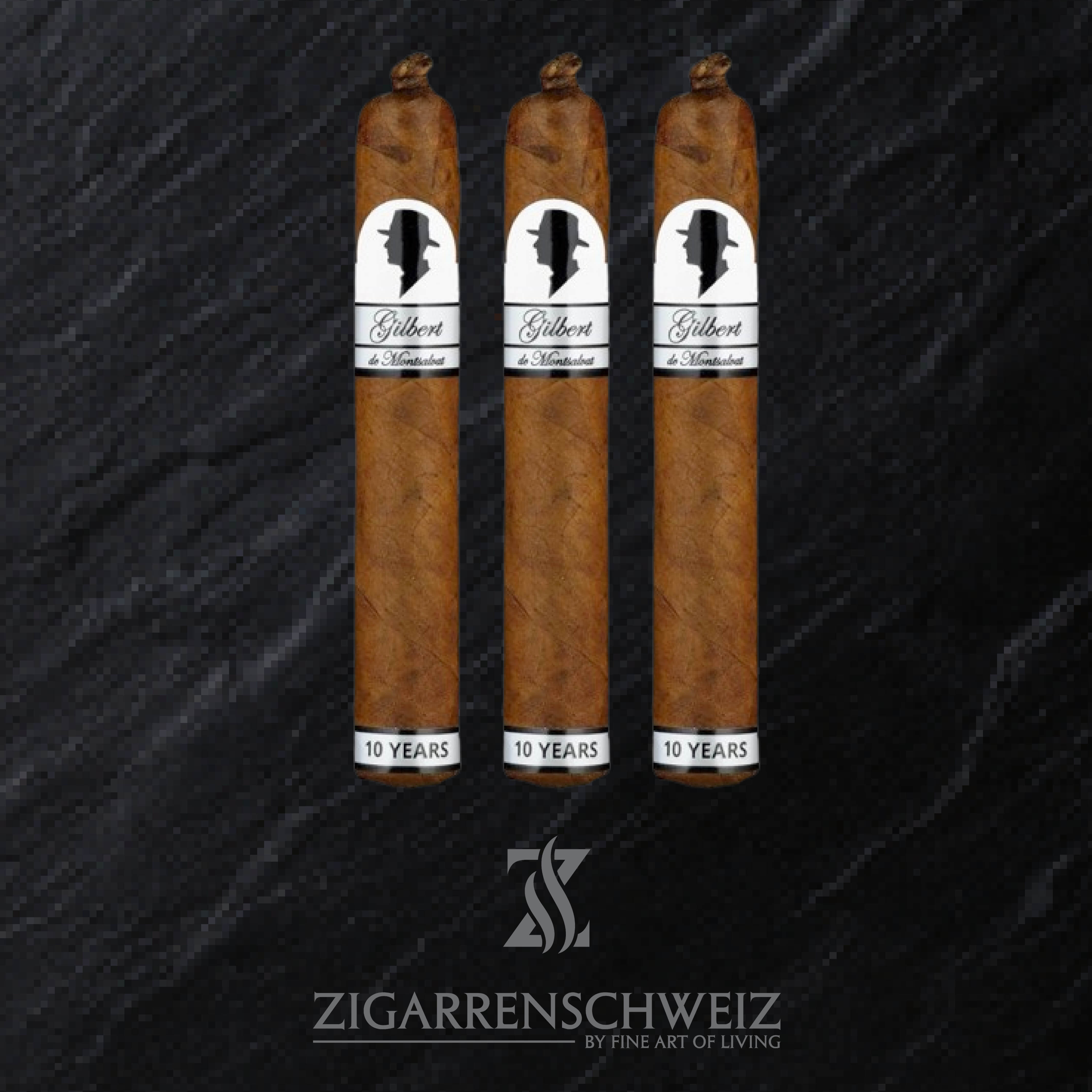 Gilbert de Montsalvat 10 years Anniversary Gordo Zigarren Etui von Zigarrenschweiz