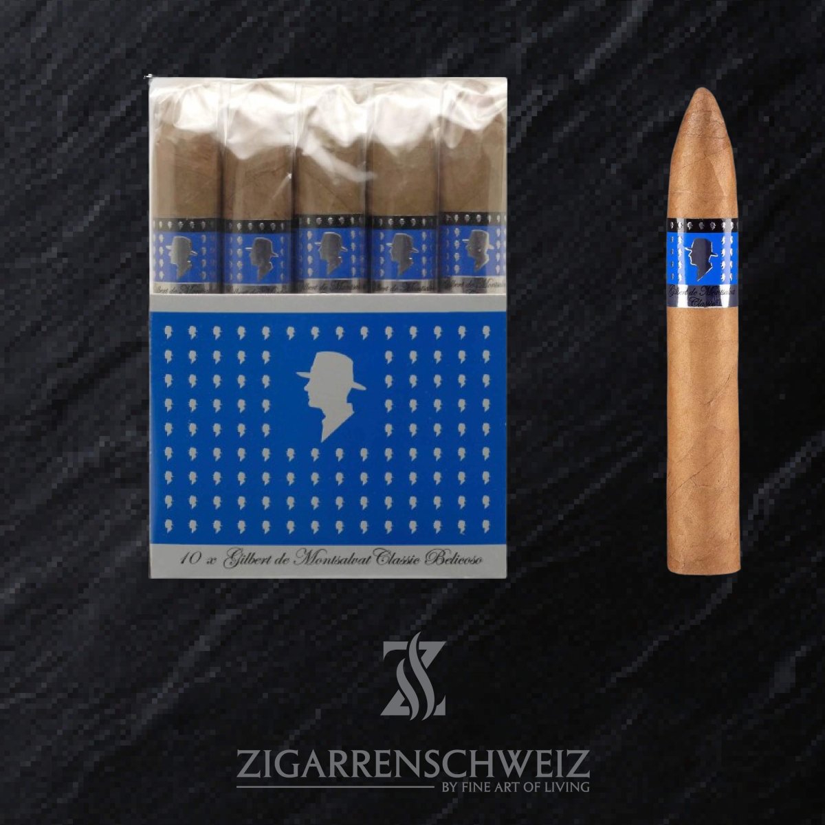 Gilbert de Montsalvat Classic Belicoso - Zigarrenschweiz Online Zigarren Boutique - 