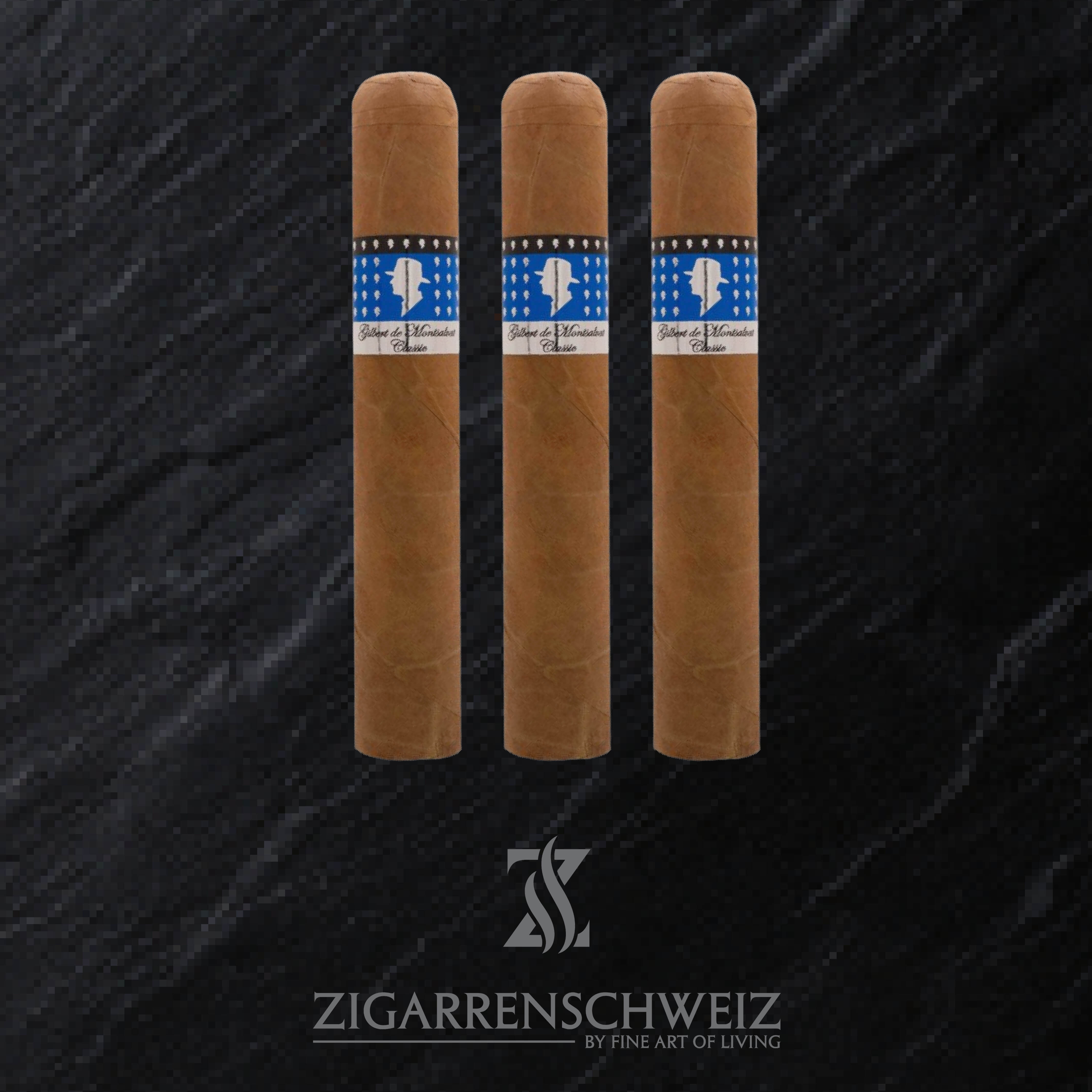 Gilbert de Montsalvat Classic Magnum Zigarren 3er Etui von Zigarren Schweiz