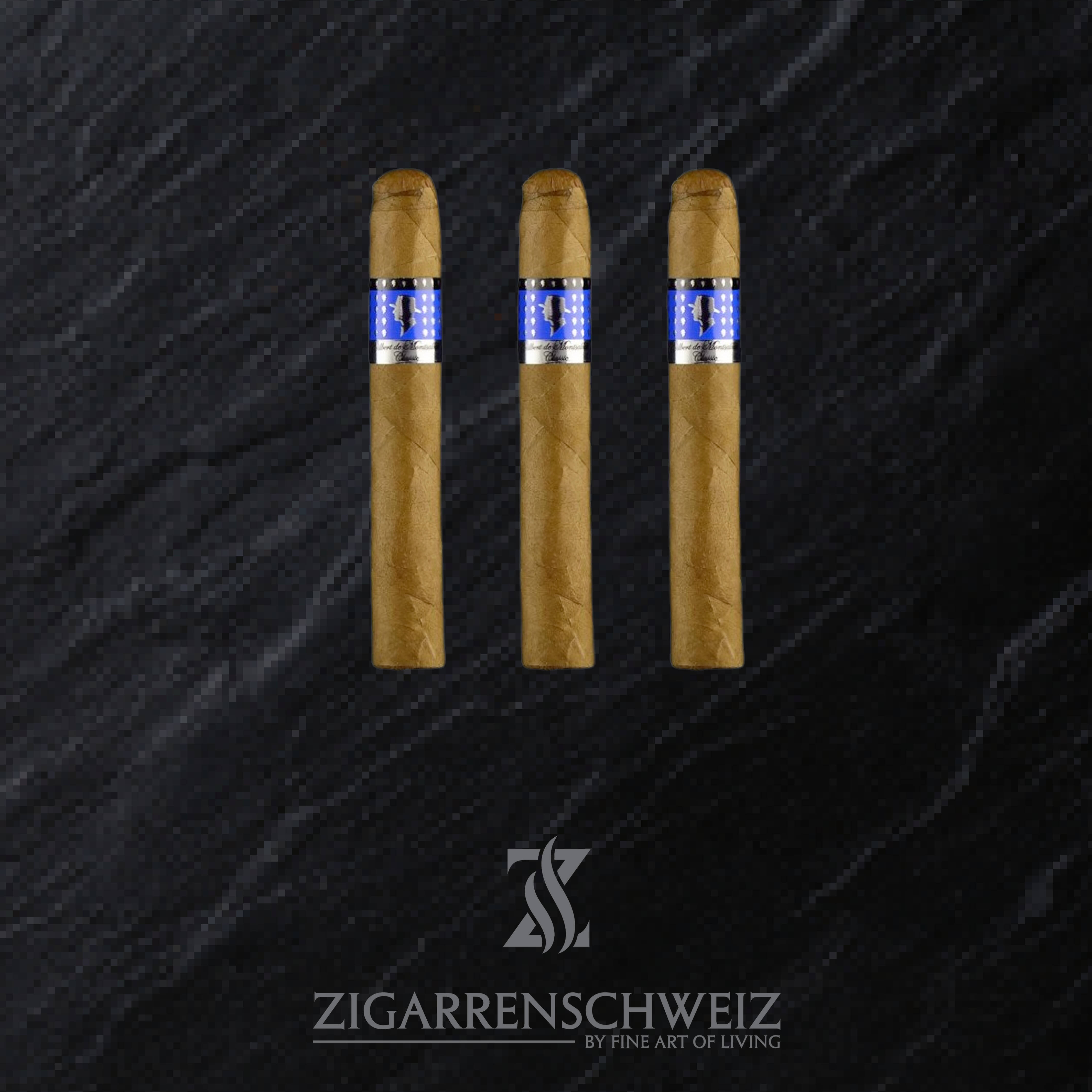 Gilbert de Montsalvat Classic Perla Zigarren 3er Etui von Zigarrenschweiz