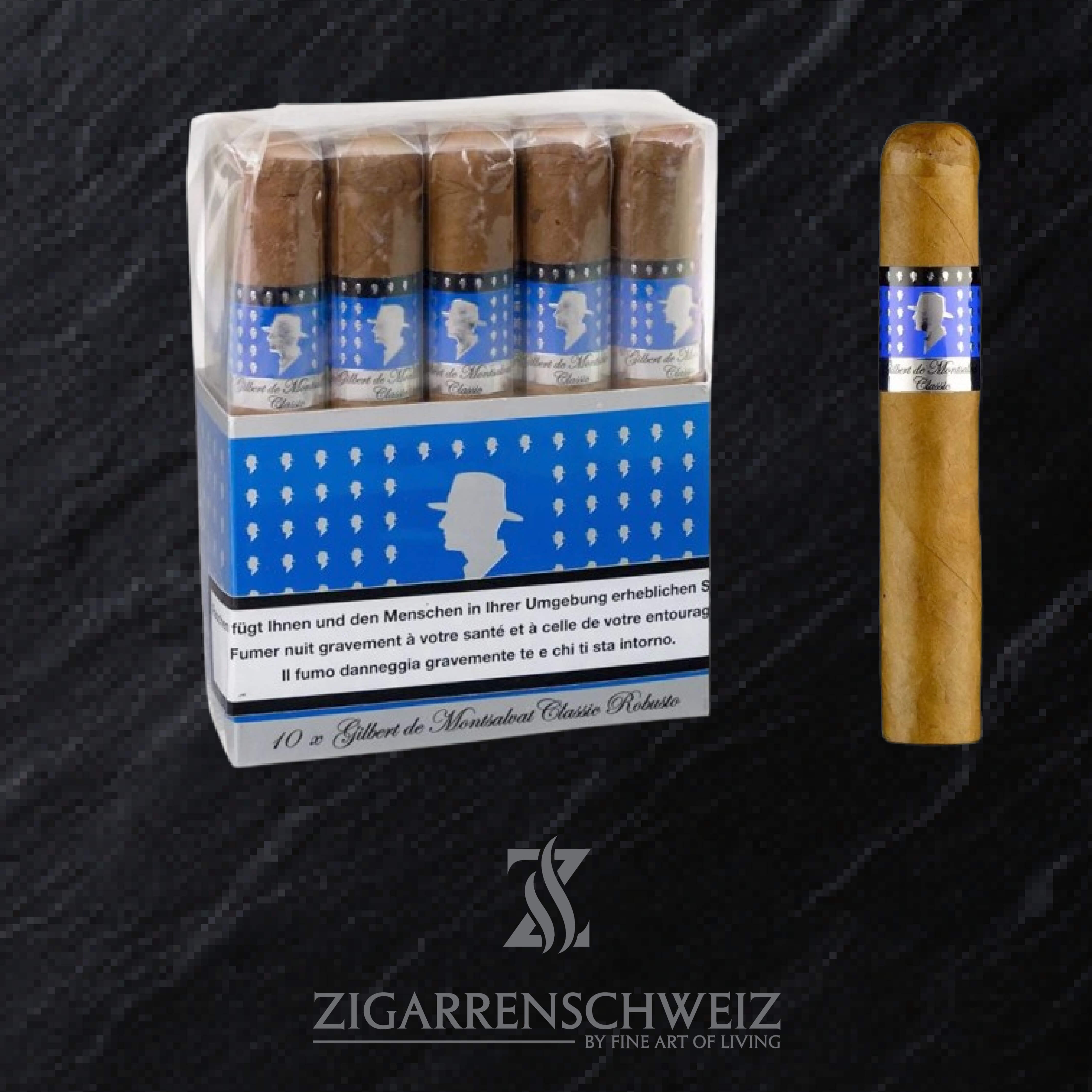 Gilbert de Montsalvat Classic Robusto Zigarren Bundle