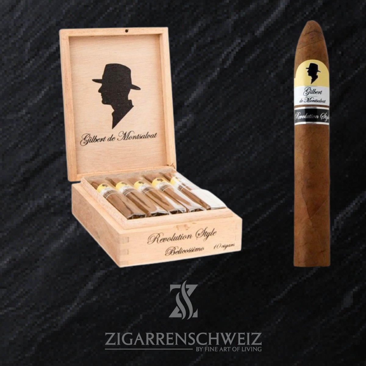 Gilbert de Montsalvat Revolution Style Belicolissimo - Zigarrenschweiz Online Zigarren Boutique - 