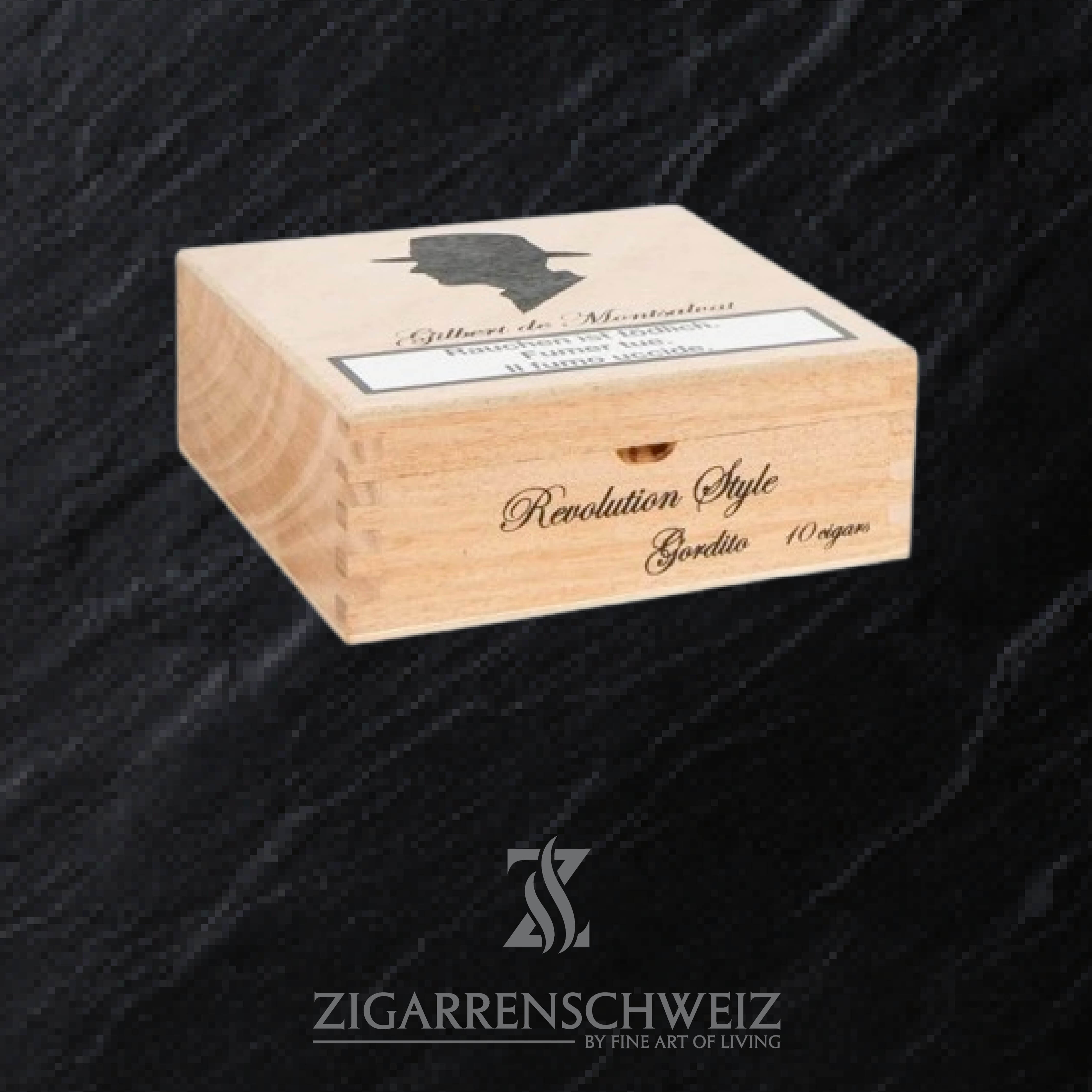 Gilbert de Montsalvat Revolution Style Gordito Zigarrenkiste geschlossen