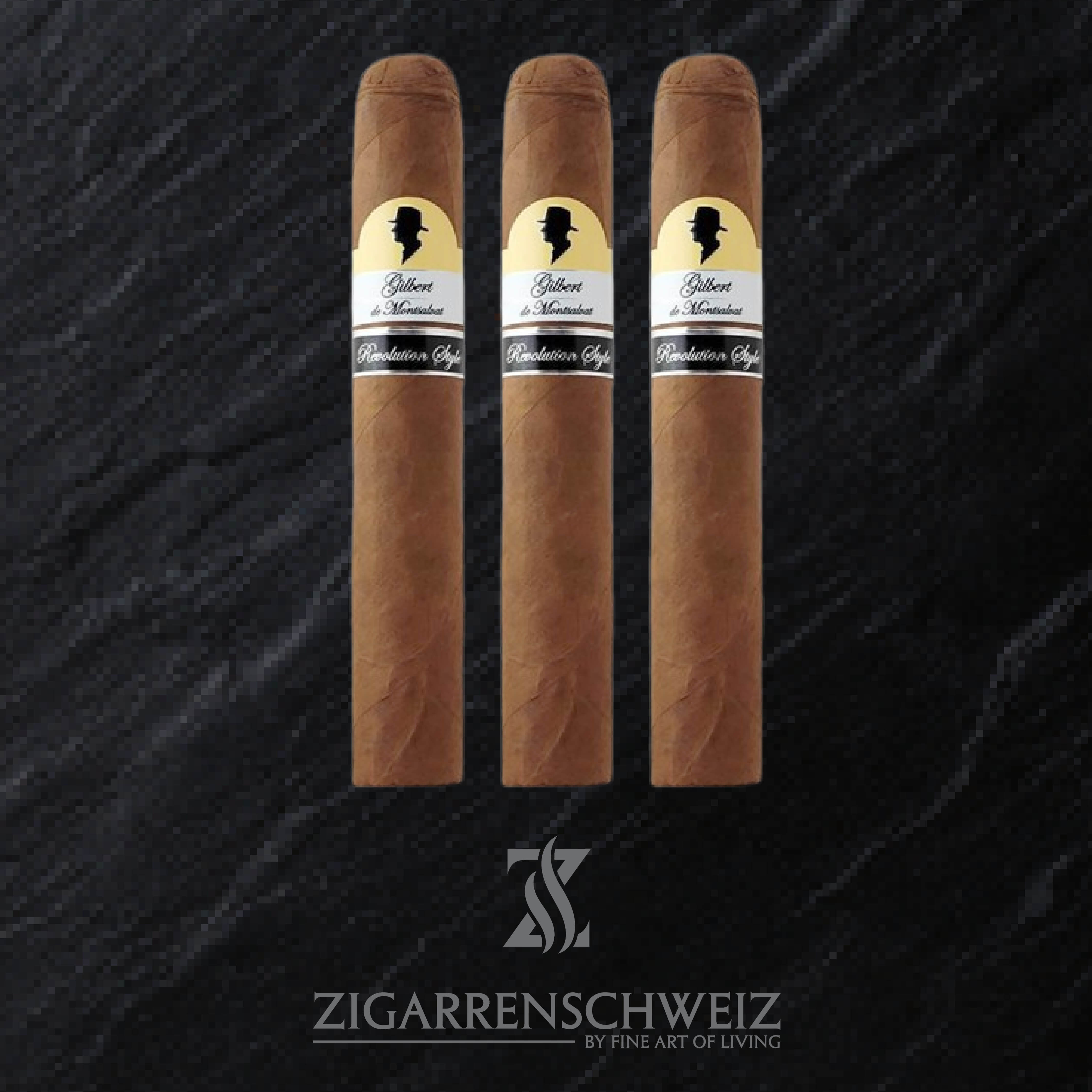 Gilbert dem Montsalvat Revolution Style Gordo Zigarren 3er Etui von Zigarrenschweiz
