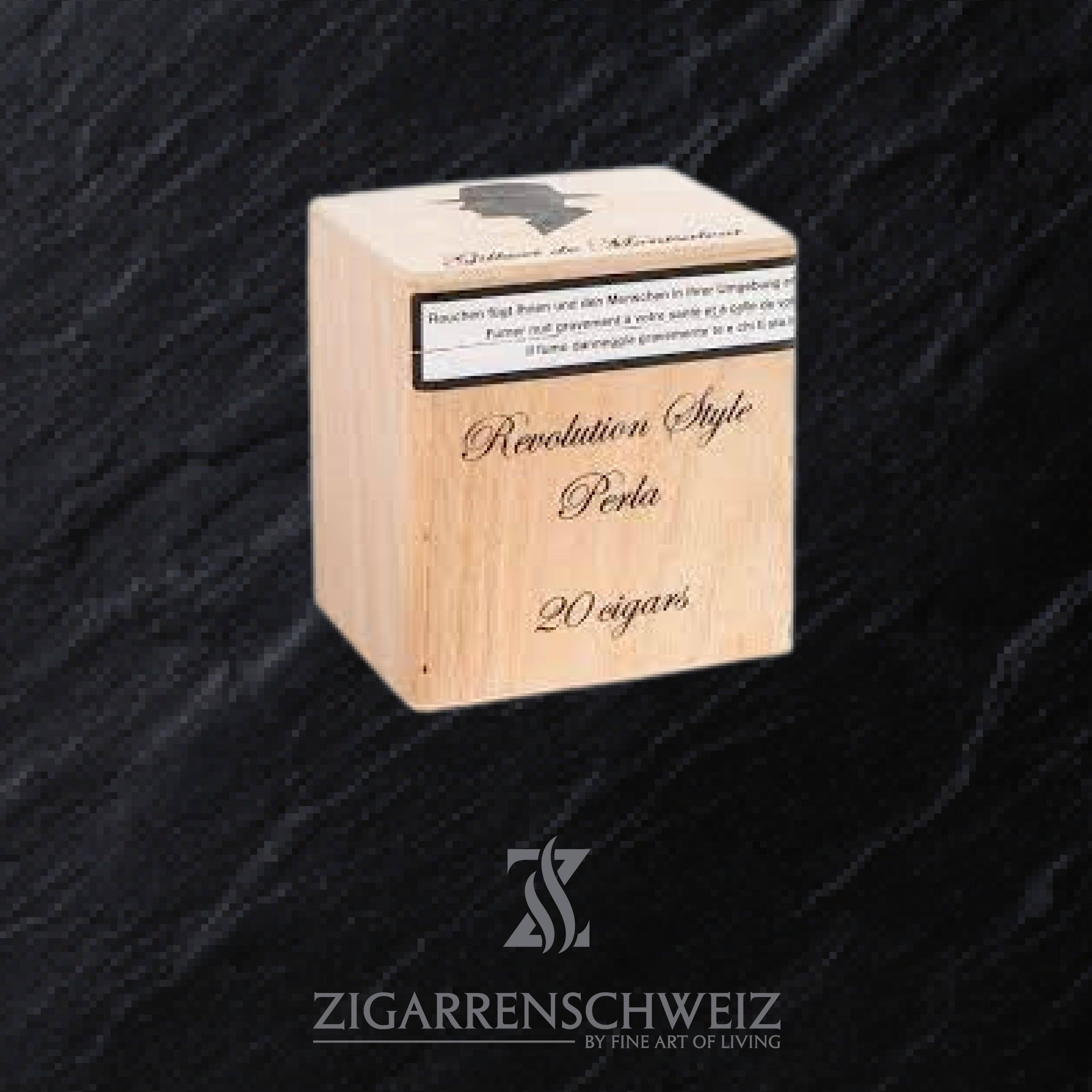 Gilbert de Montsalvat Revolution Style Perla 20er Zigarrenkiste geschlossen