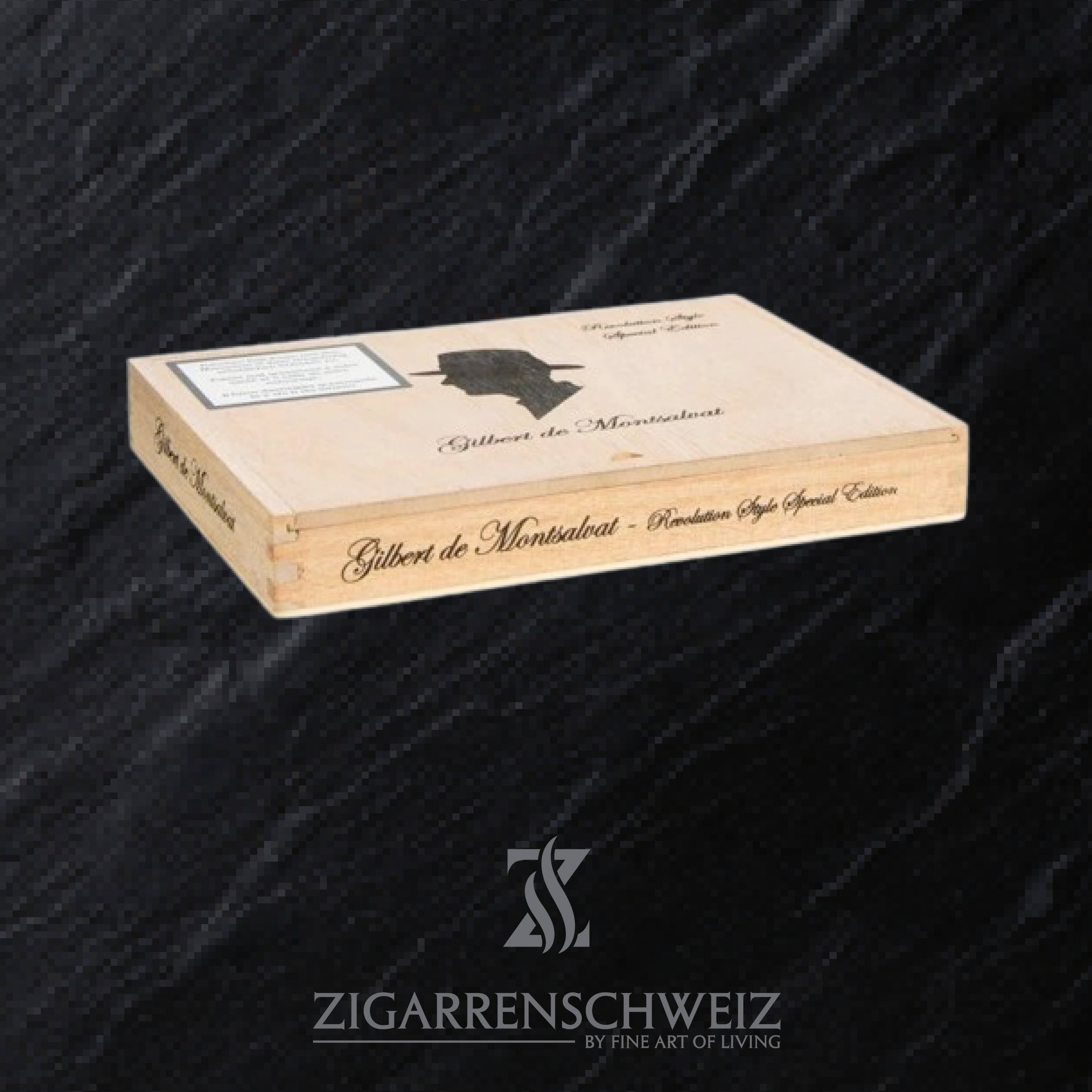 Gilbert de Montsalvat Revolution Style Special Edition Zigarren Kiste geschlossen