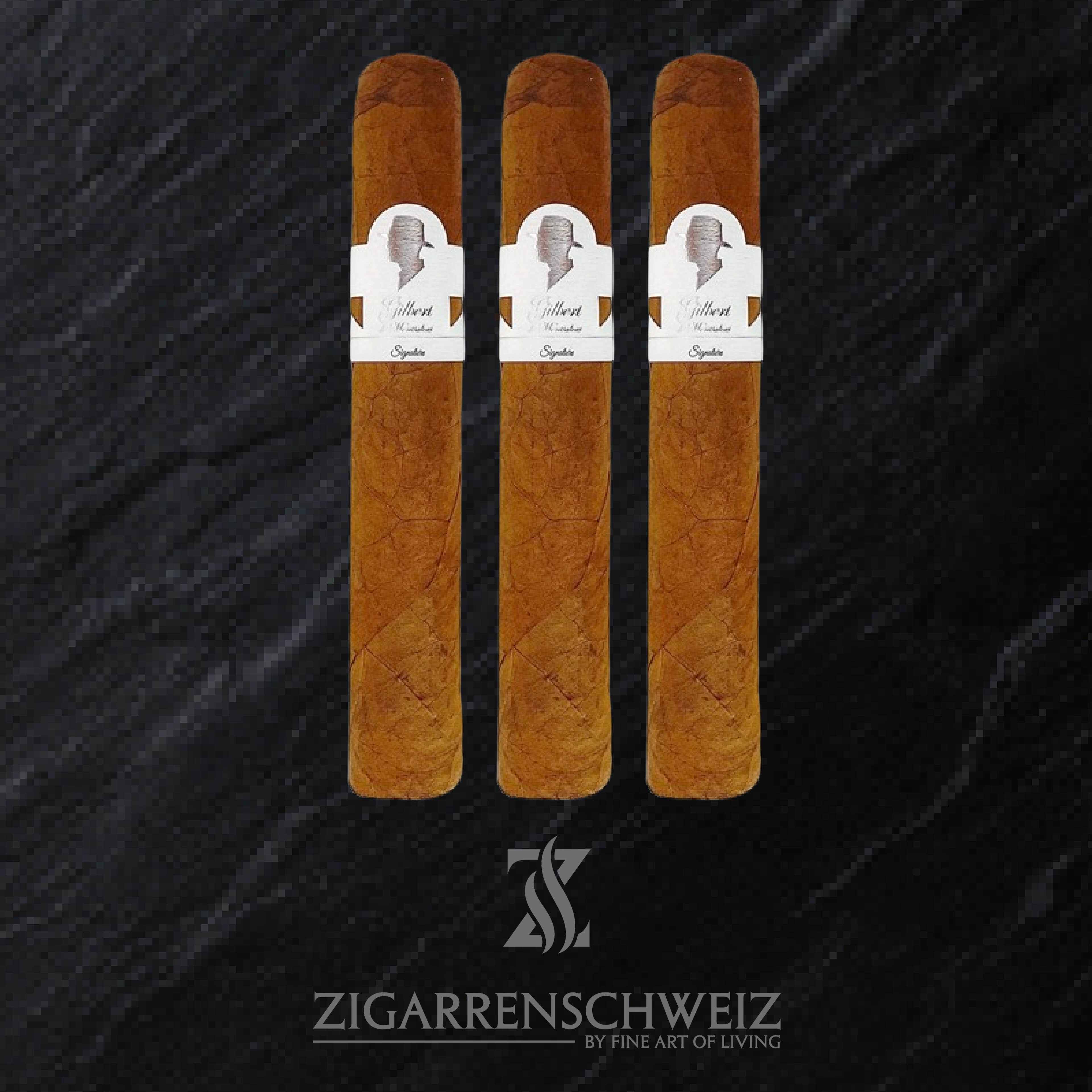Gilbert de Montsalvat Signature Gordo Zigarren 3er Etui von Zigarren Schweiz