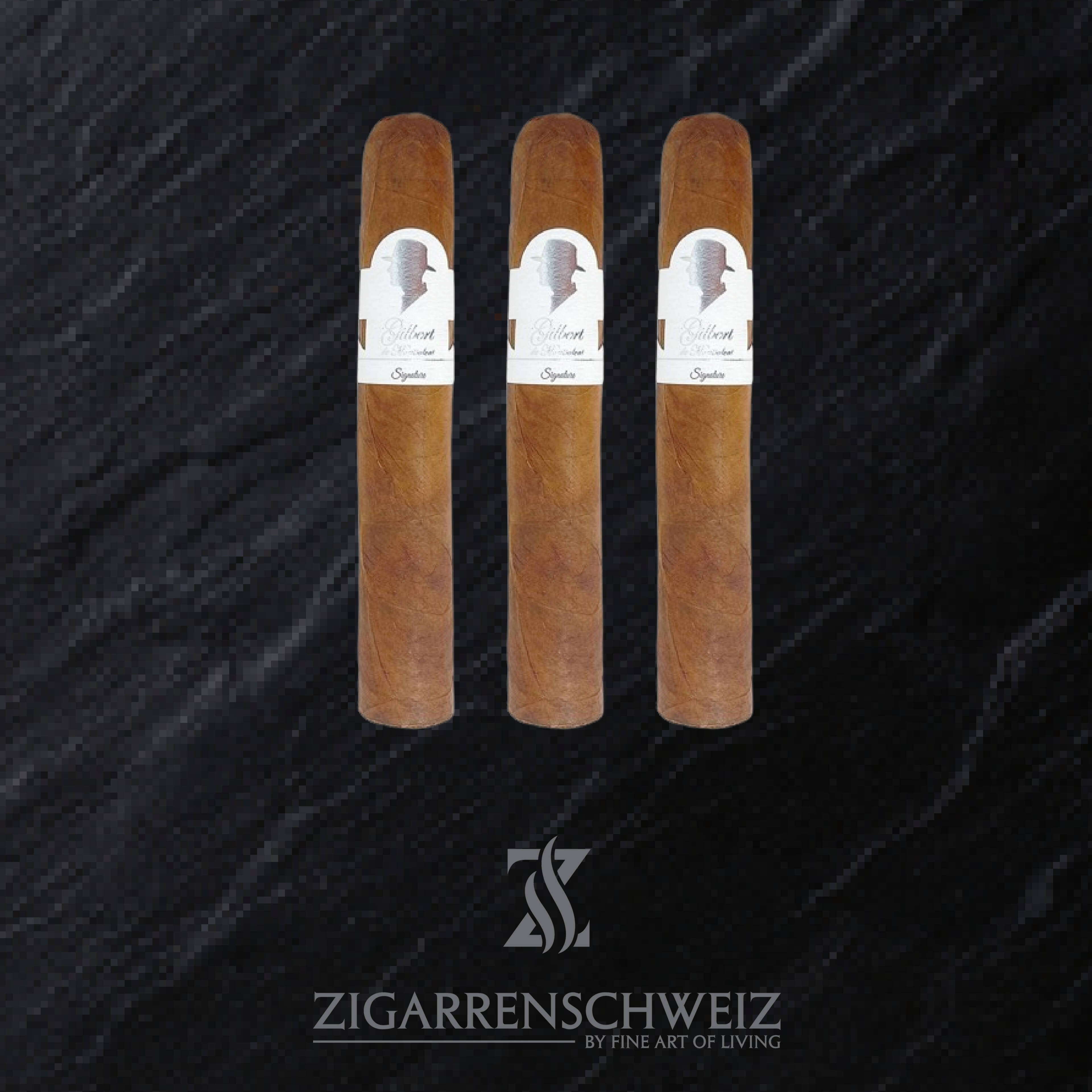 Gilbert de Montsalvat Signature Robusto Zigarren 3er Zigarren Etui von Zigarren Schweiz