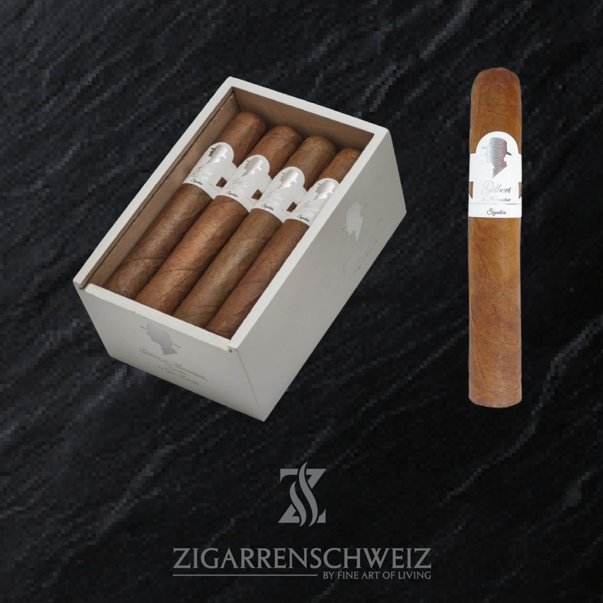 Gilbert de Montsalvat Signature Robusto - Zigarrenschweiz Online Zigarren Boutique - 