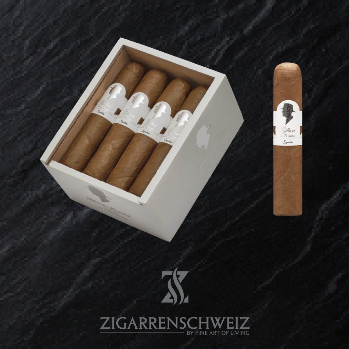 Gilbert de Montsalvat Signature Short Robusto - Zigarrenschweiz Online Zigarren Boutique - 