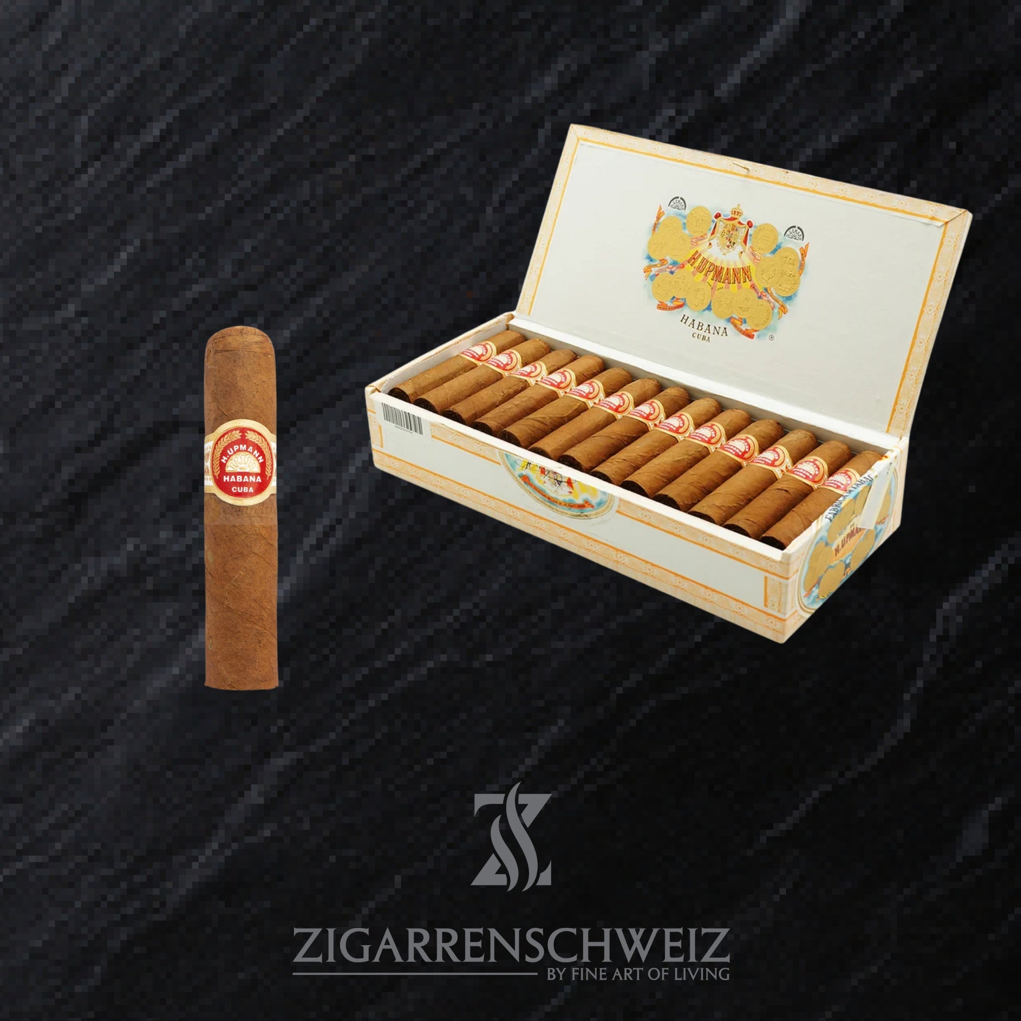 offene Kiste H. Upmann Half Corona Zigarren