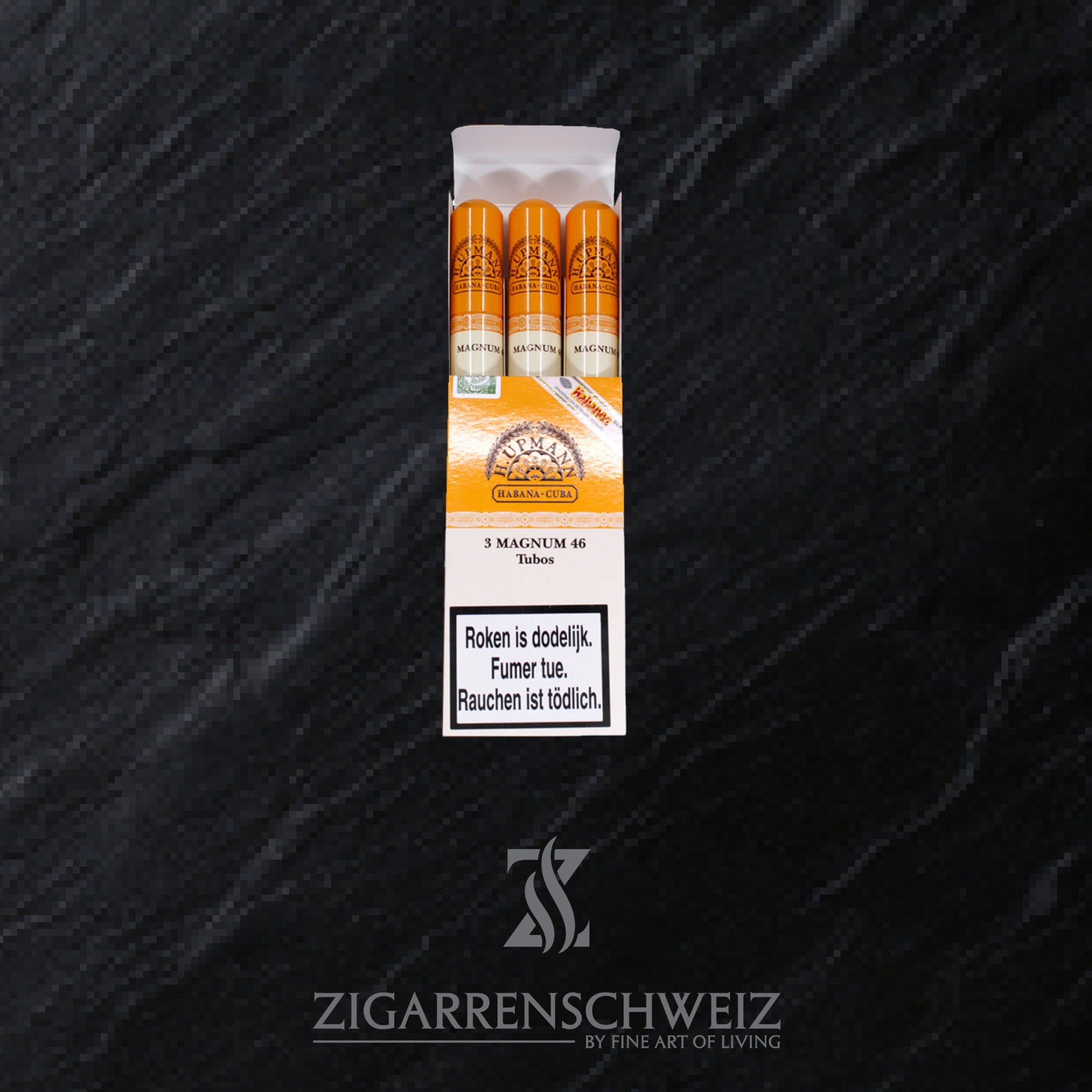 3er Etui Tubo H. Upmann Magnum 46 Zigarren