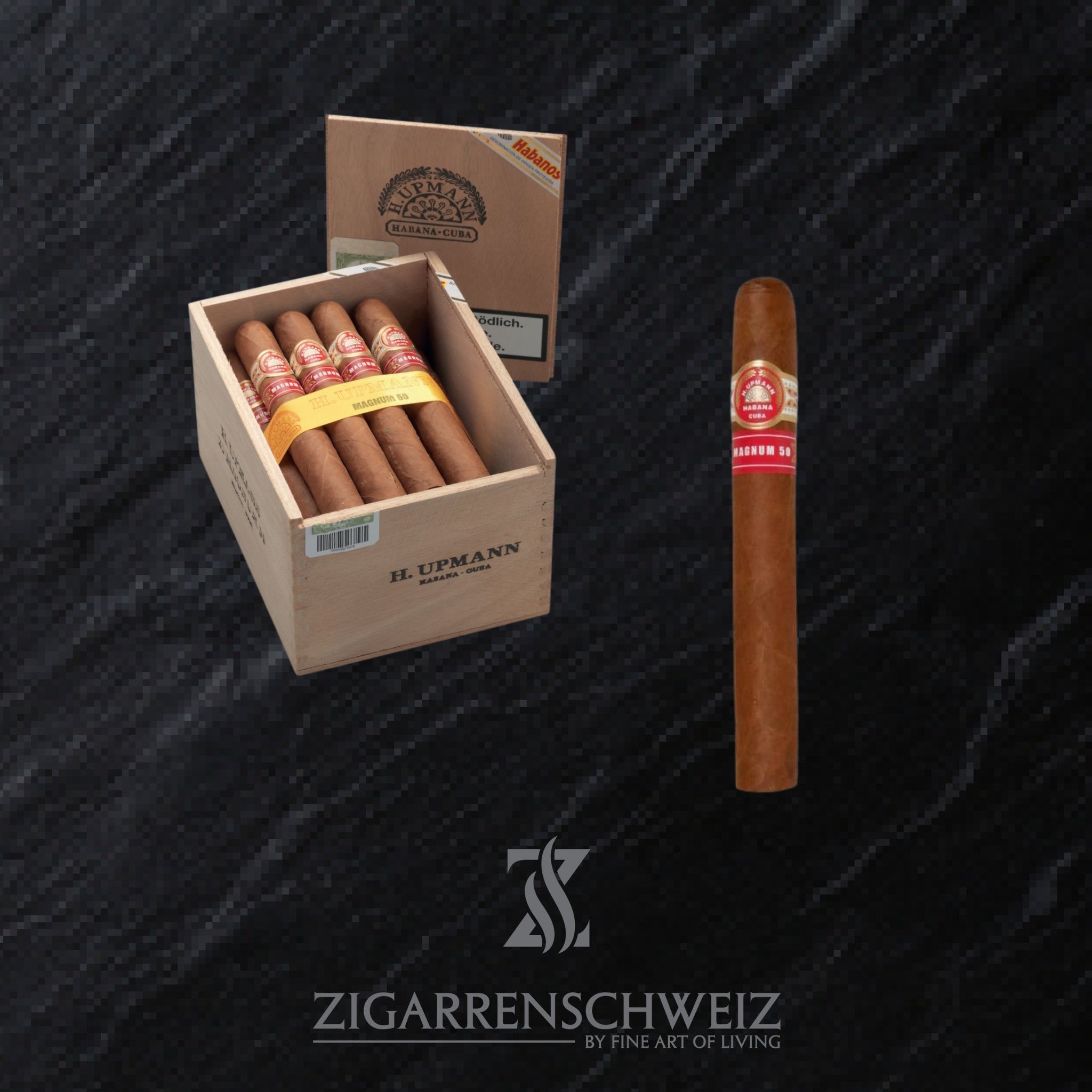 offene Kiste H. Upmann Magnum 50 Zigarren