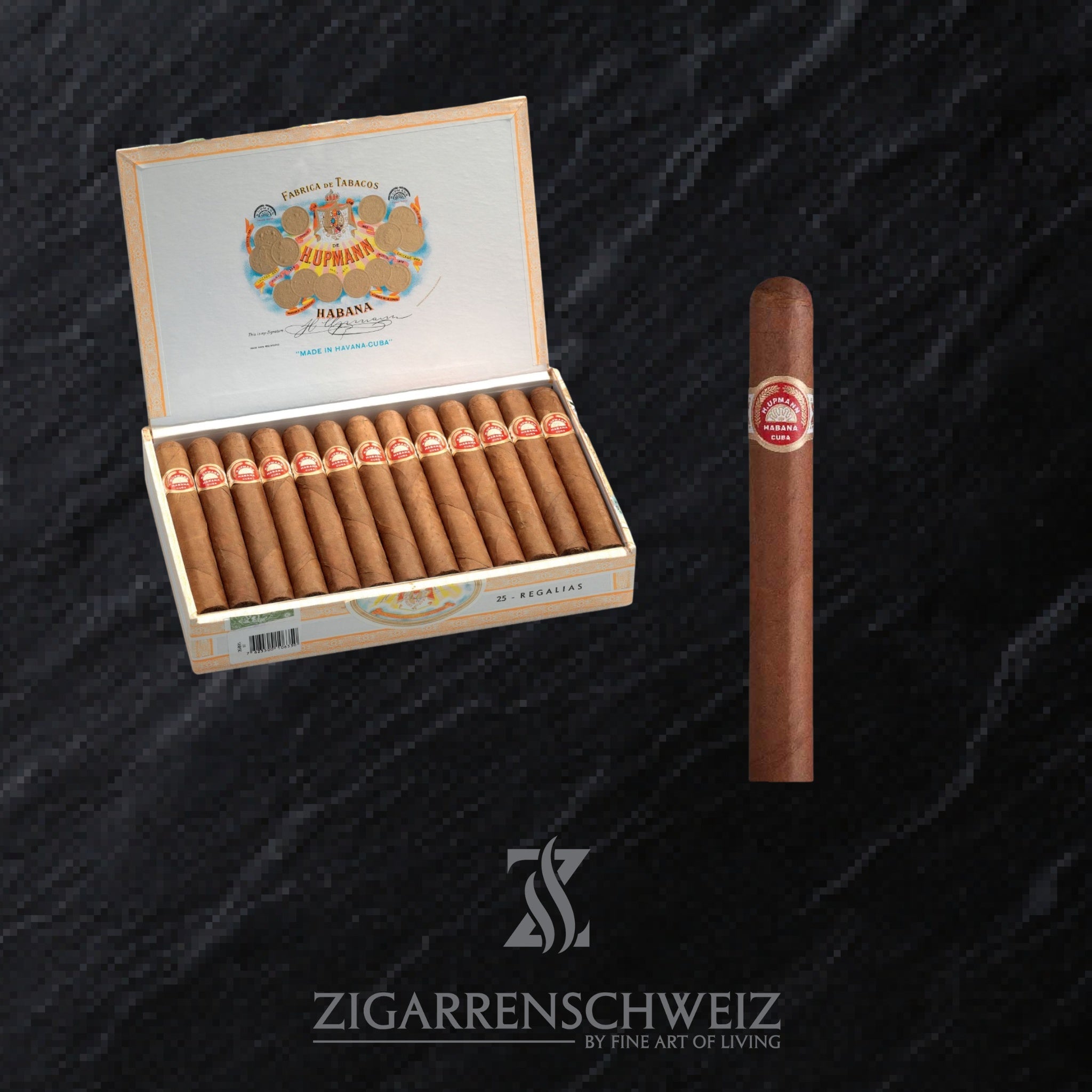 offene Kiste H. Upmann Regalias Zigarren