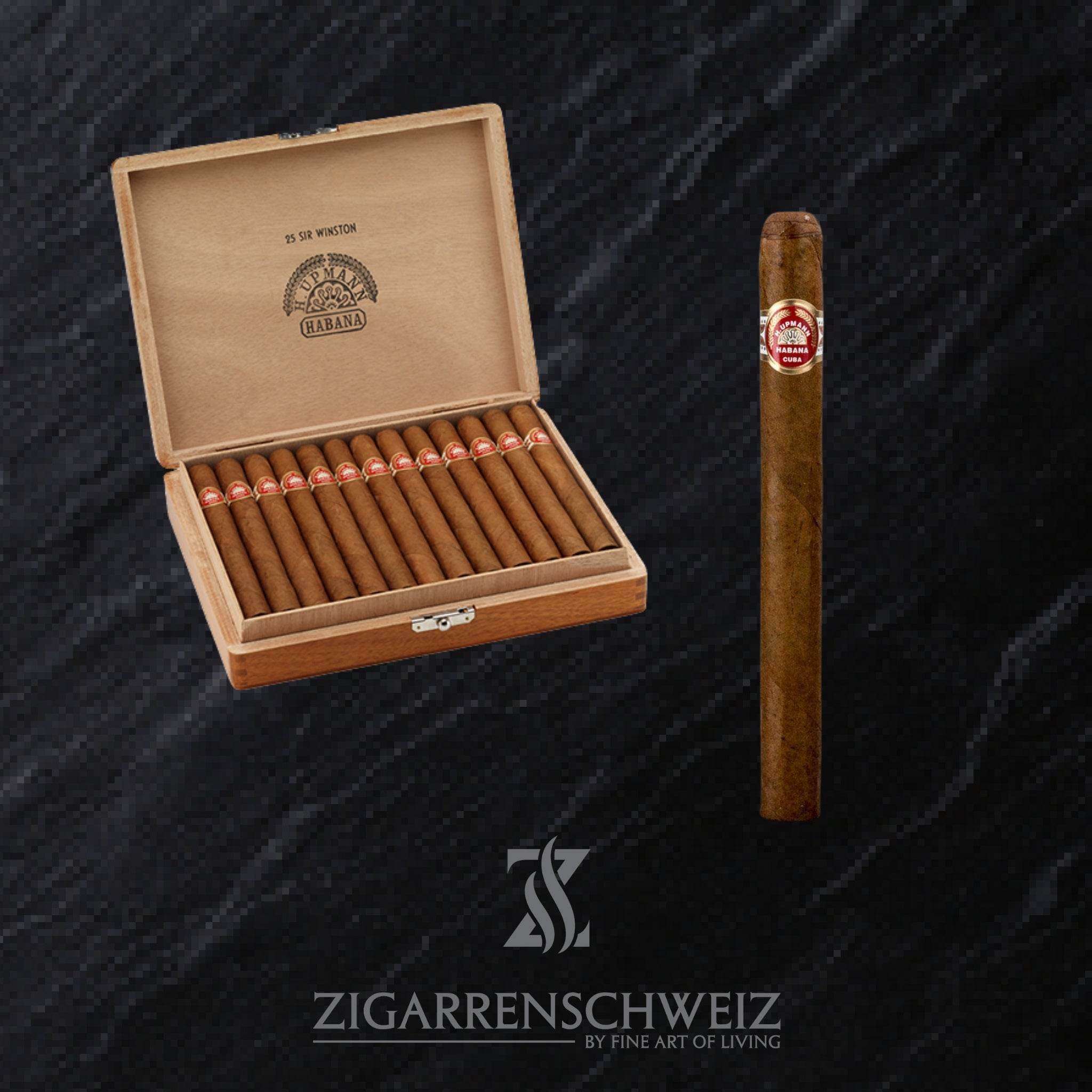 offene Kiste H. Upmann Sir Winston Zigarren
