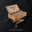Henry Clay War Hawk Toro 25er Zigarren Kiste offen rechts mit Zigarren