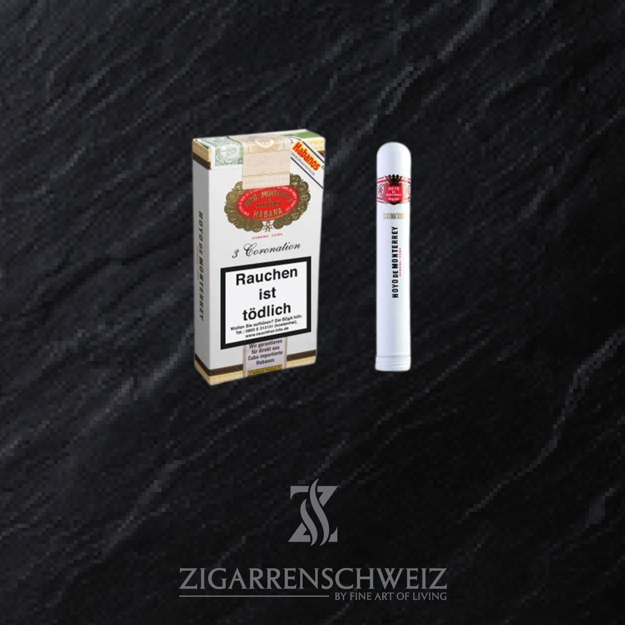 3er Etui Tubo Hoyo de Monterrey Coronation Zigarren