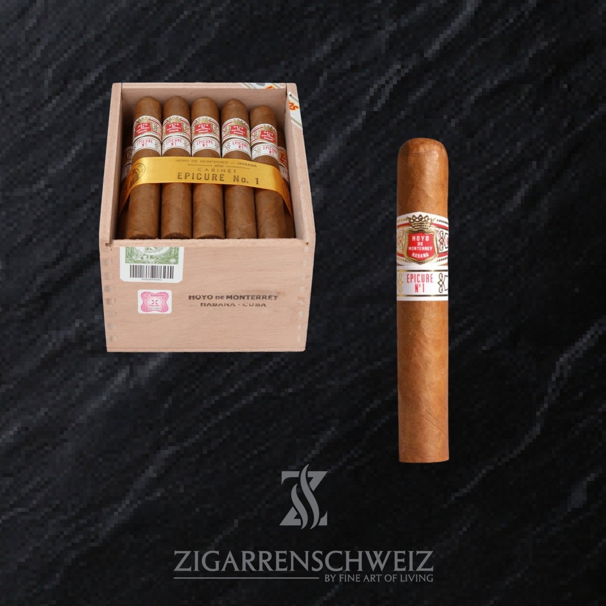 Hoyo de Monterrey Epicure No. 1 - Zigarrenschweiz Online Zigarren Boutique - 