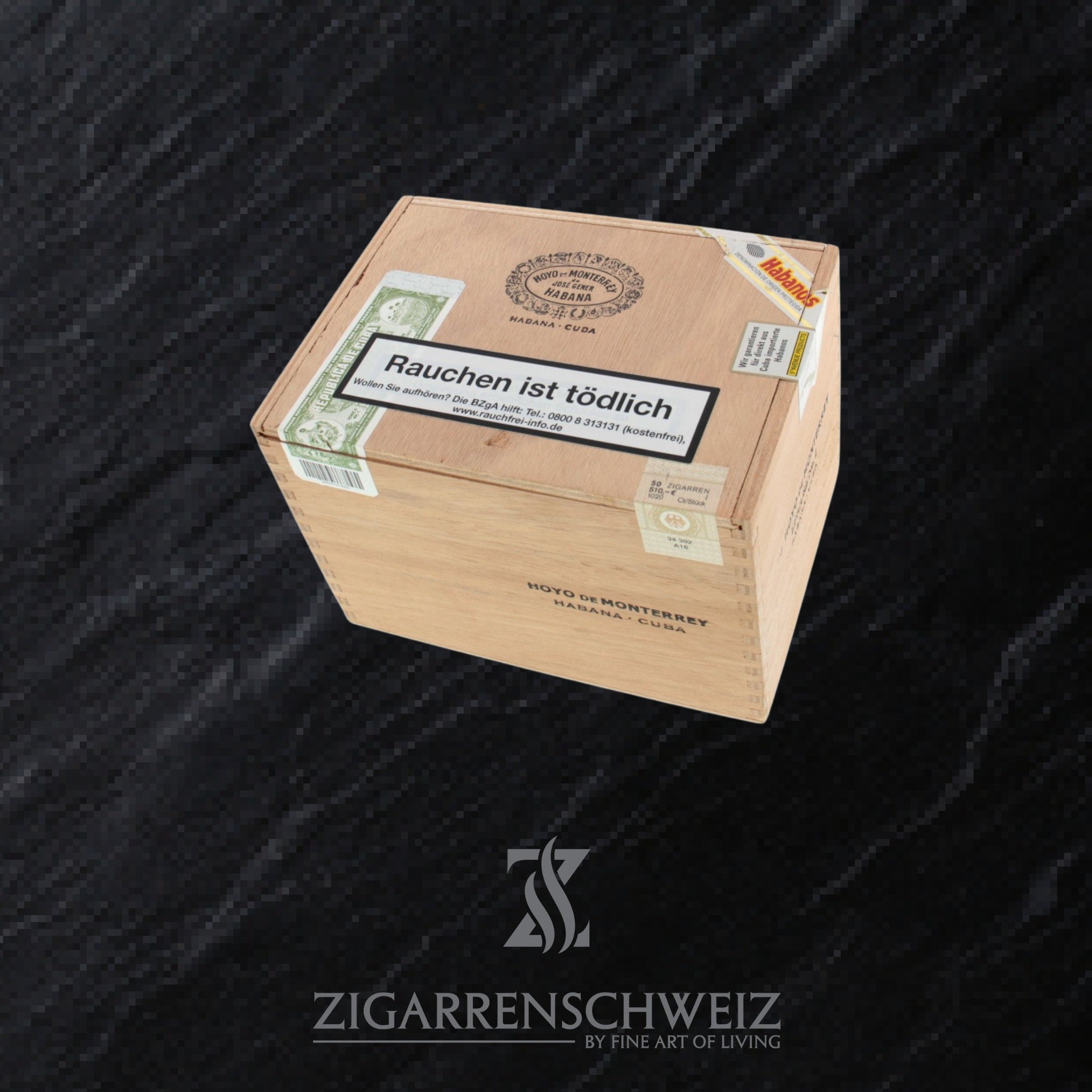 geschlossene 25er Kiste Hoyo de Monterrey Epicure No. 2 Zigarren